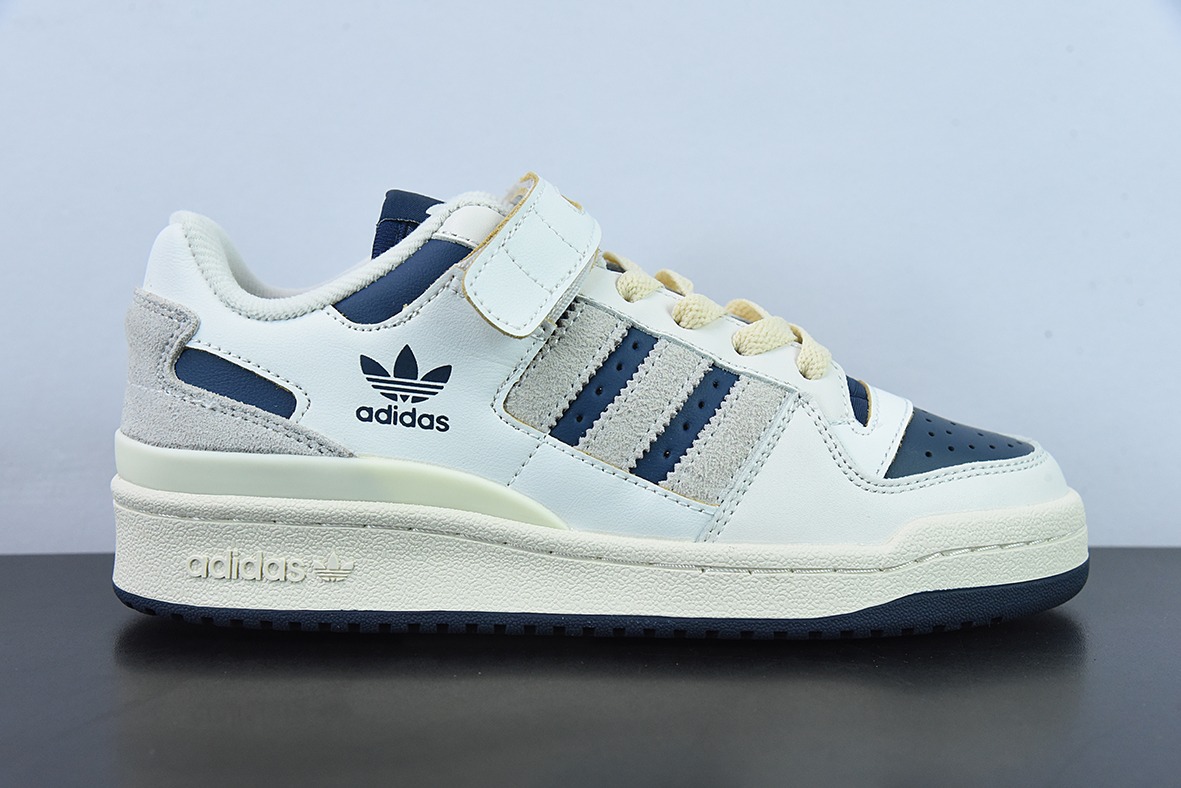 아디다스 포럼 84 로우 샴록 로우 스테이트 클래식 벨크로 레트로 보드숏 남성 및 여성 트렌드 헤드 레이어 가죽 캐주얼 슈즈 공식 품목 : GZ6427 사이즈 : 36-45