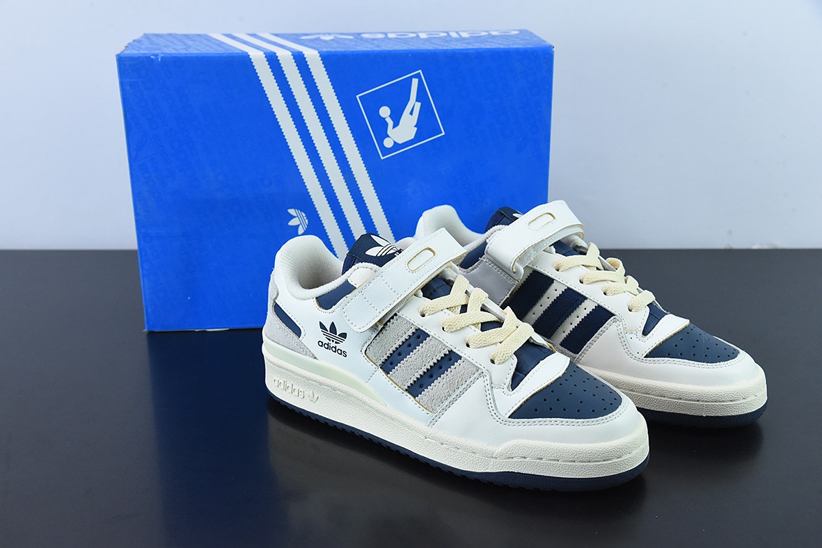 아디다스 포럼 84 로우 샴록 로우 스테이트 클래식 벨크로 레트로 보드숏 남성 및 여성 트렌드 헤드 레이어 가죽 캐주얼 슈즈 공식 품목 : GZ6427 사이즈 : 36-45