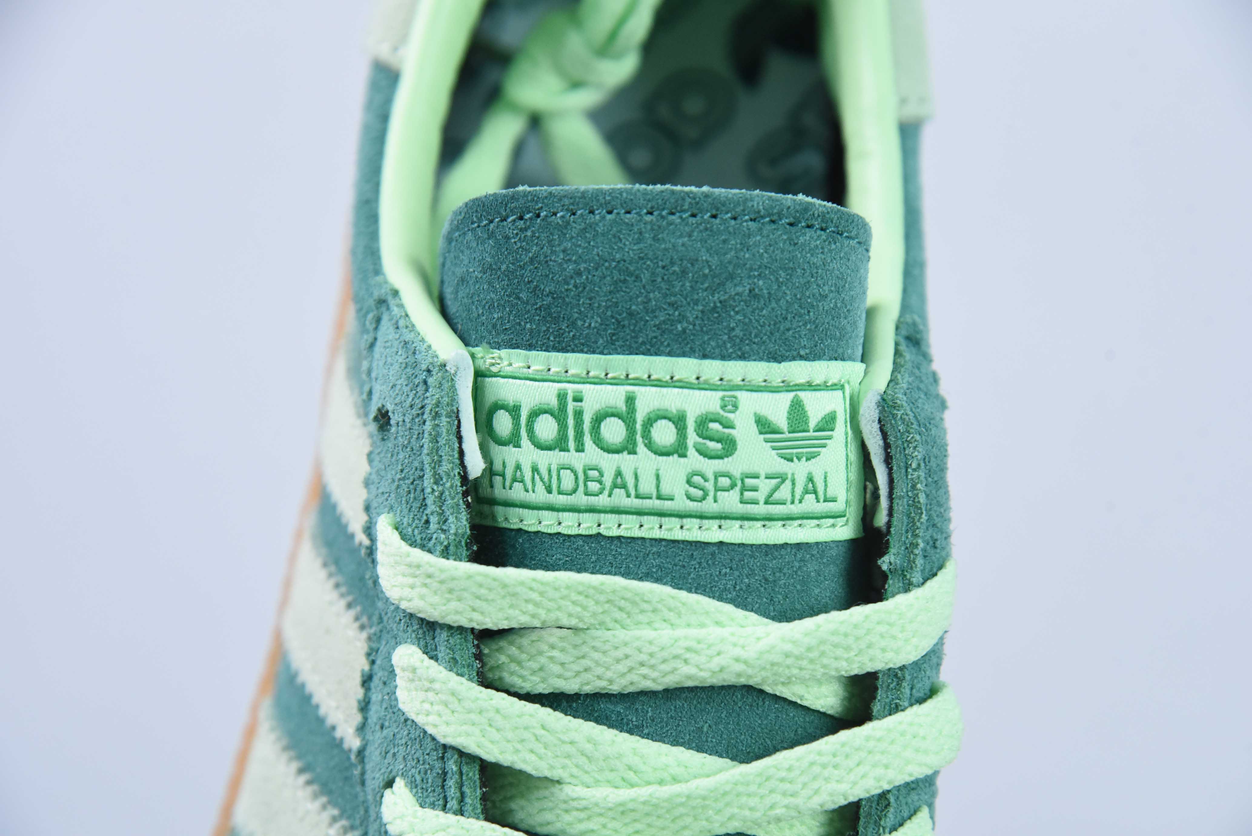 아디다스 오리지널스 핸드볼 SPZL 핸드볼 애슬레틱 시리즈 캐주얼 트레이너 텀블 대학 그린 라이트 그린 고무 밑창 제품 번호: IE5896 사이즈: 36-45
