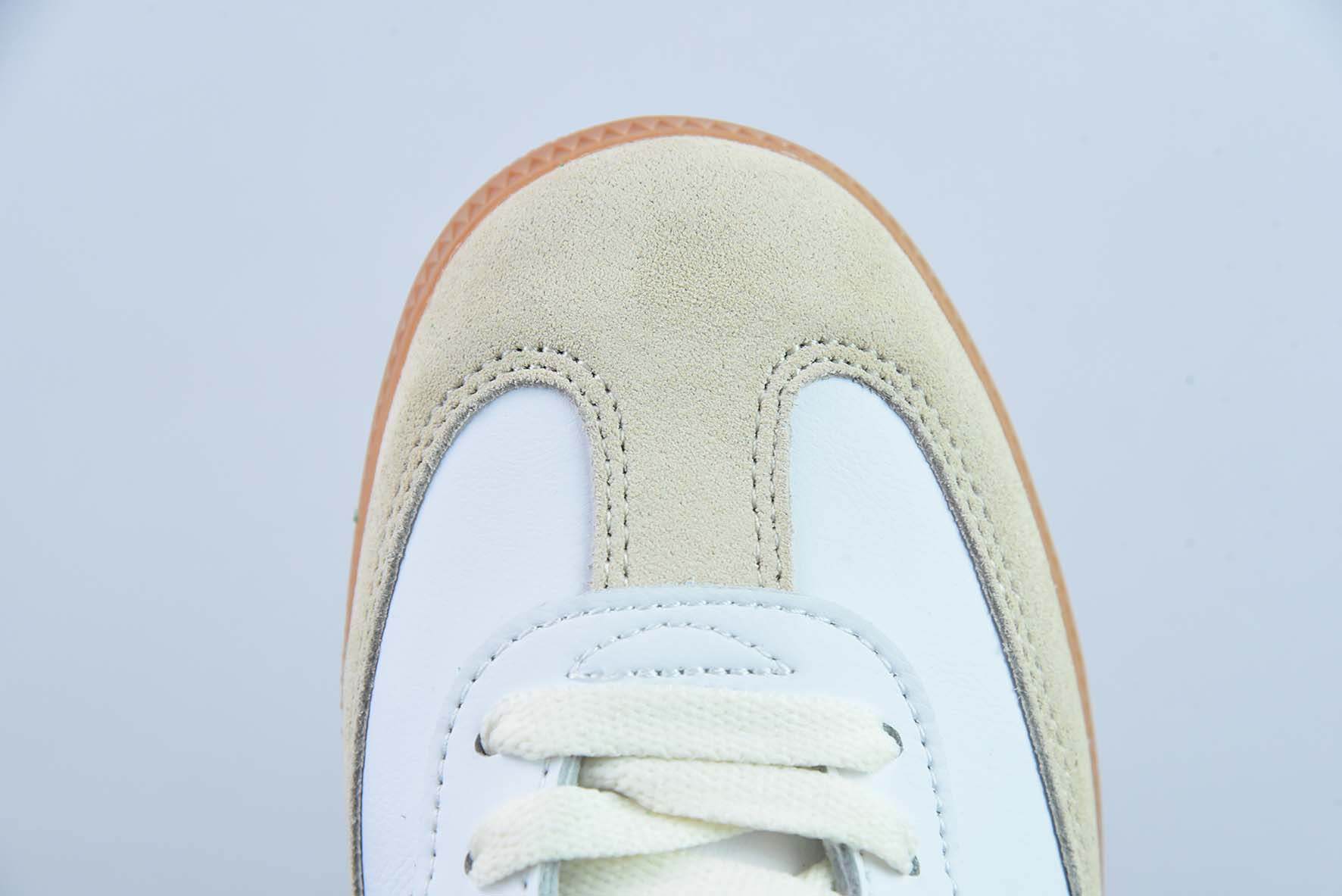 스포티 & 리치 x 아디다스 오리지널스 삼바 OG 삼바 시리즈 신사 독일 트레이닝 축구 가죽 보드 슈즈 화이트 화이트 그린 라이트 그레이 그레이 생고무 솔 HQ6075 사이즈: 36-45