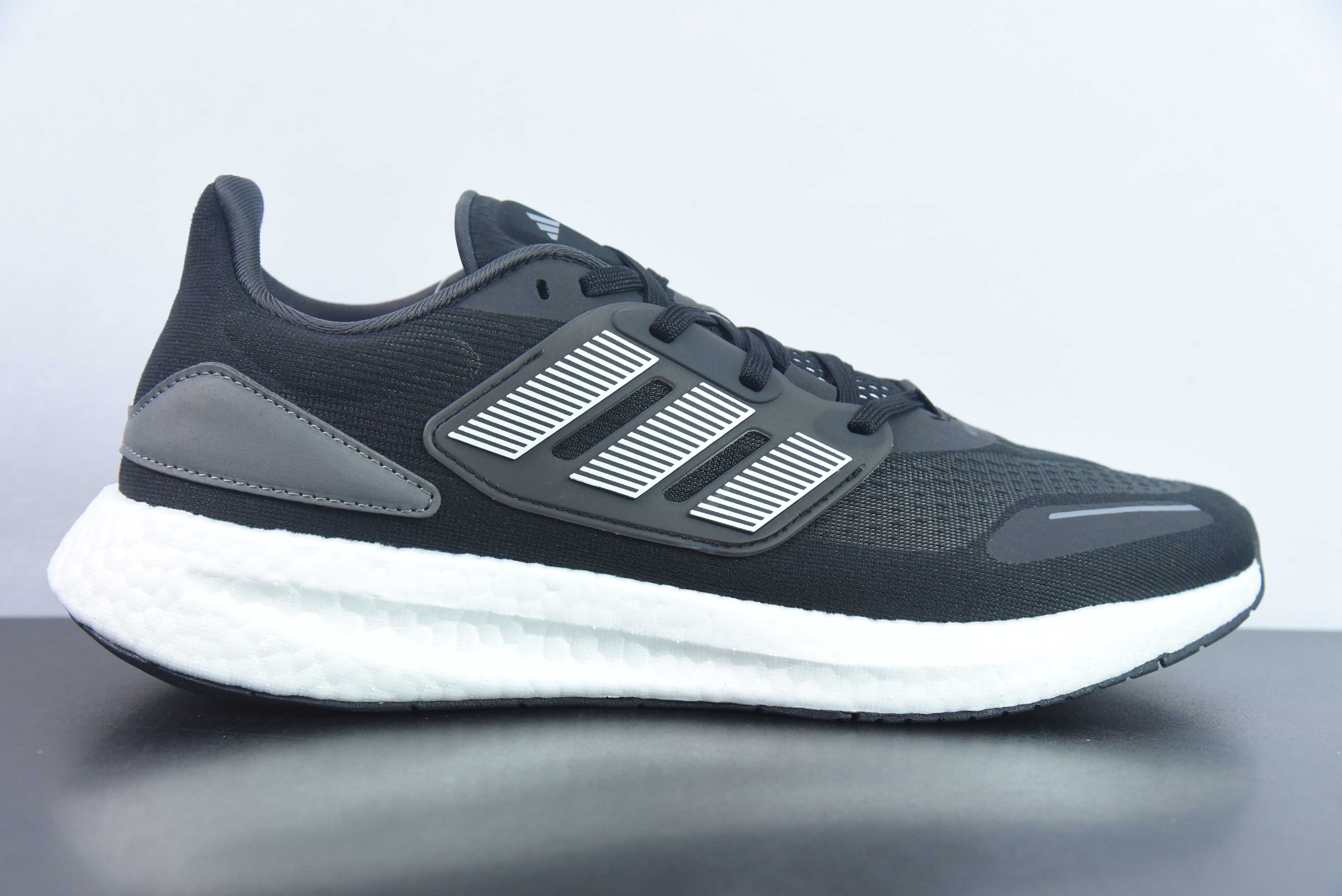 Adi AD 퓨어 부스트 22 HEAT.RDY 2022 퓨어 시리즈의 로우 탑 경량 통기성 캐주얼 스포츠 조깅화 통기성 메쉬 블랙 앤 화이트의 열 버전 항목 : HQ3980 크기 : 39-45