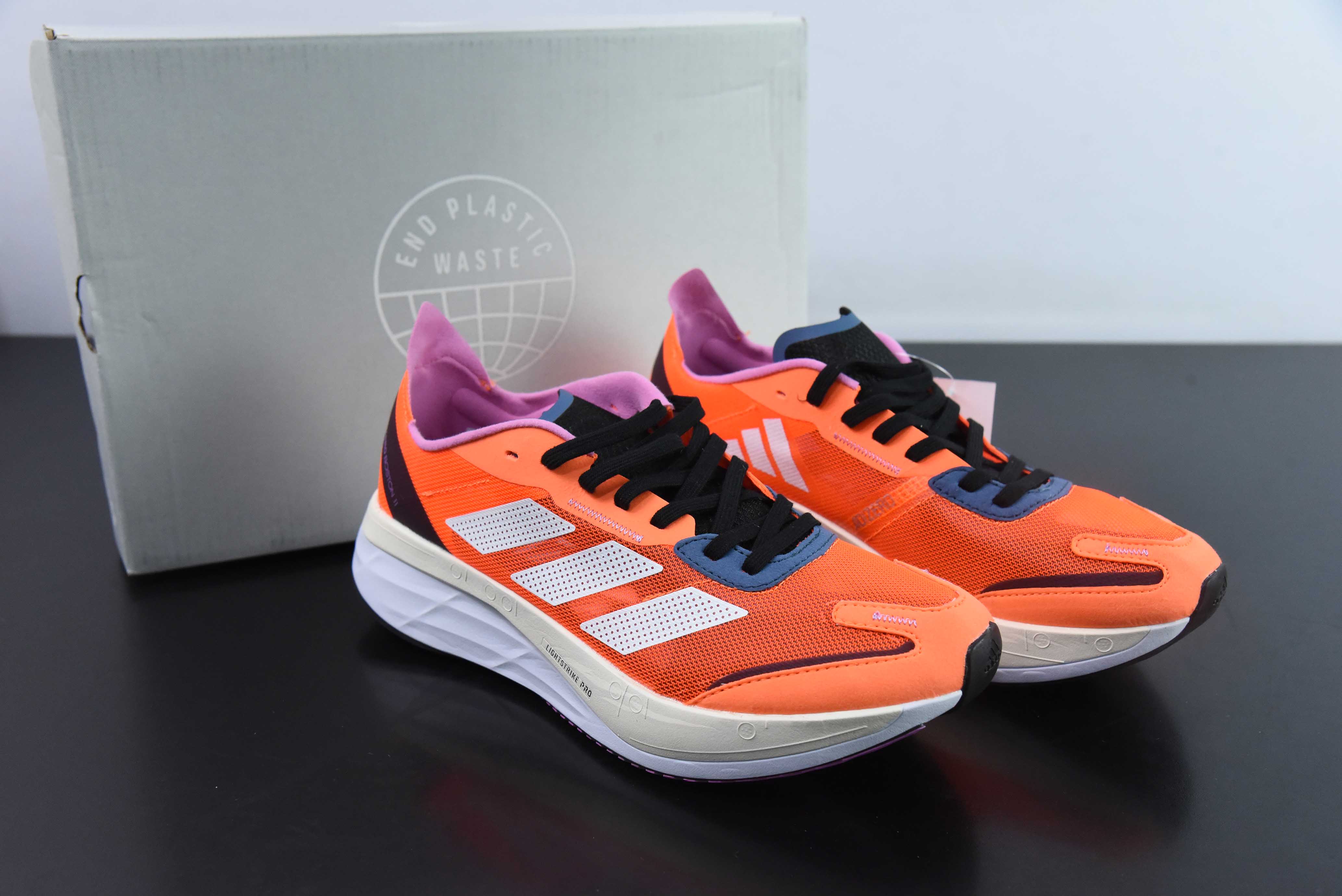 AD 아디제로 보스턴 11 여름 통기성 메시 레이싱 러닝화 제품 번호 GY6652 사이즈: 36-45