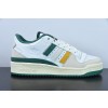 END. x 오리지널스 포럼 84 로우 로마 시리즈 벨크로 로우탑 레트로 레이스업 캐주얼 트레이너 가죽 화이트 라이트 그레이 다크 그린 옐로우 HR1527 사이즈: 36-45