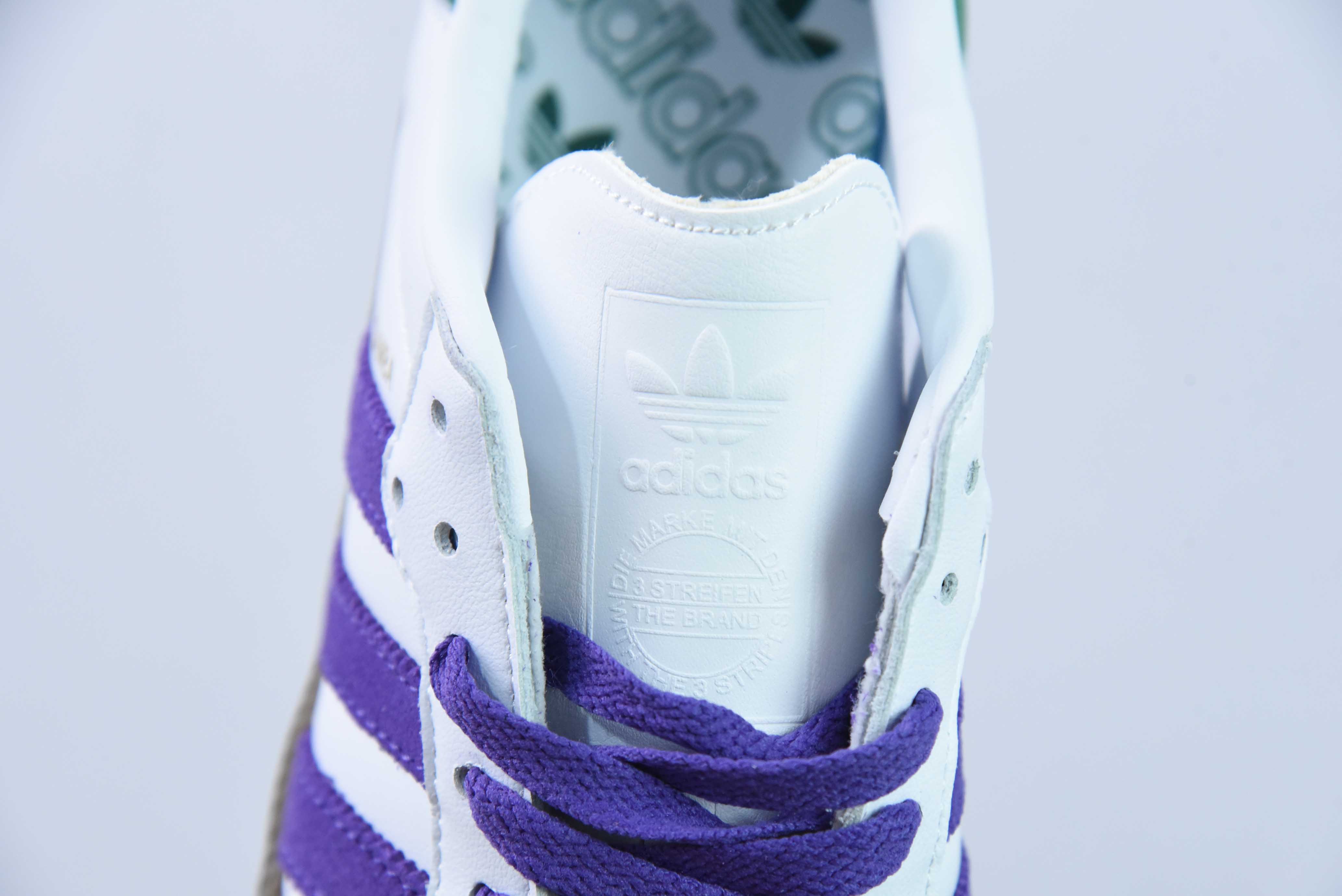 아디다스 오리지널스 가젤 인도어 브라운 퍼플 그린 아이템: ID8349 사이즈: 36-45