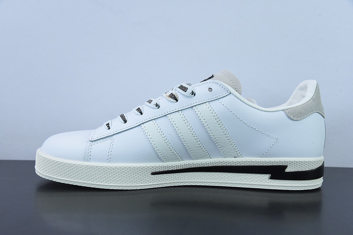 클로버 캠퍼스 인브 X NBHD 실버 화이트 스네이크 프린트 텀블 퍼 로우탑 레트로 스포츠 레저 보드숏 상품 번호: GW8962 사이즈: 36-45