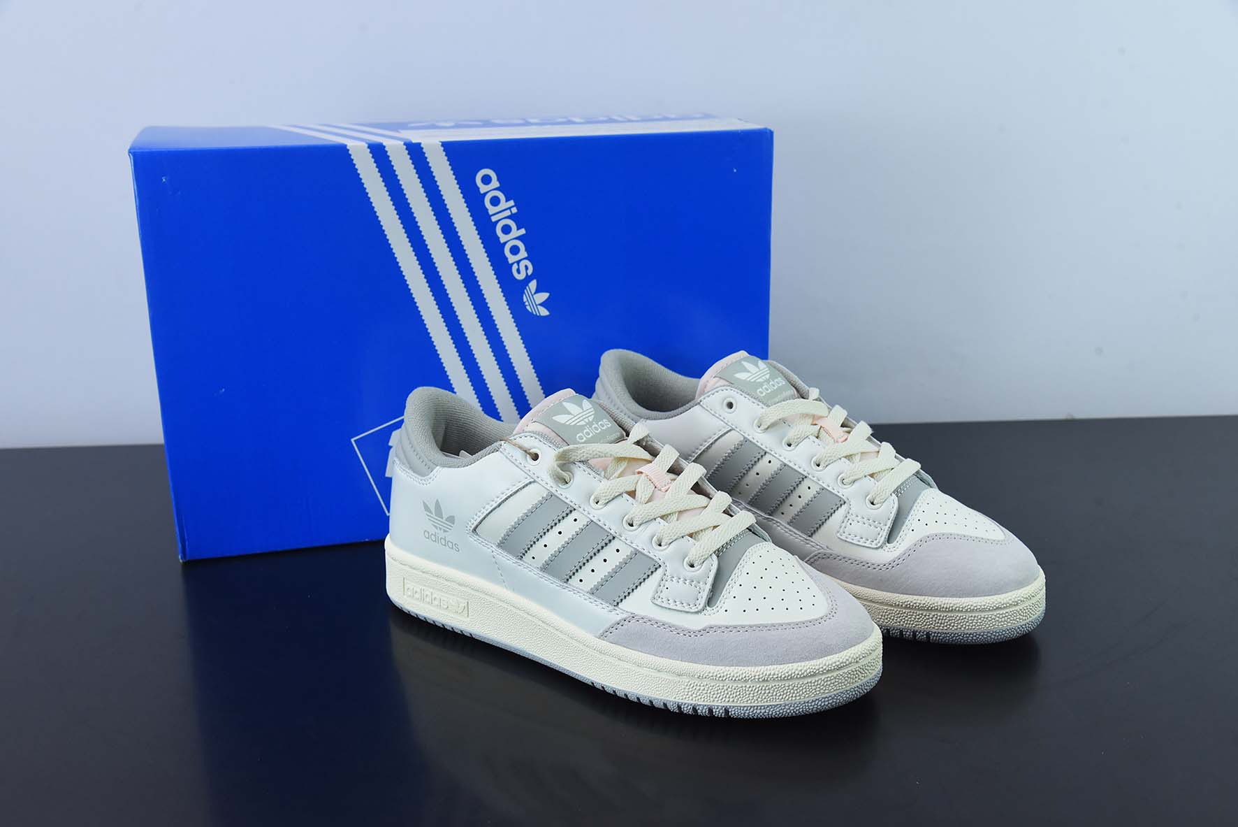 아디다스 오리지널스 센테니얼 85 로우 센테니얼 로우탑 레더 베이지 라이트 그레이 GX2213 사이즈: 36-45