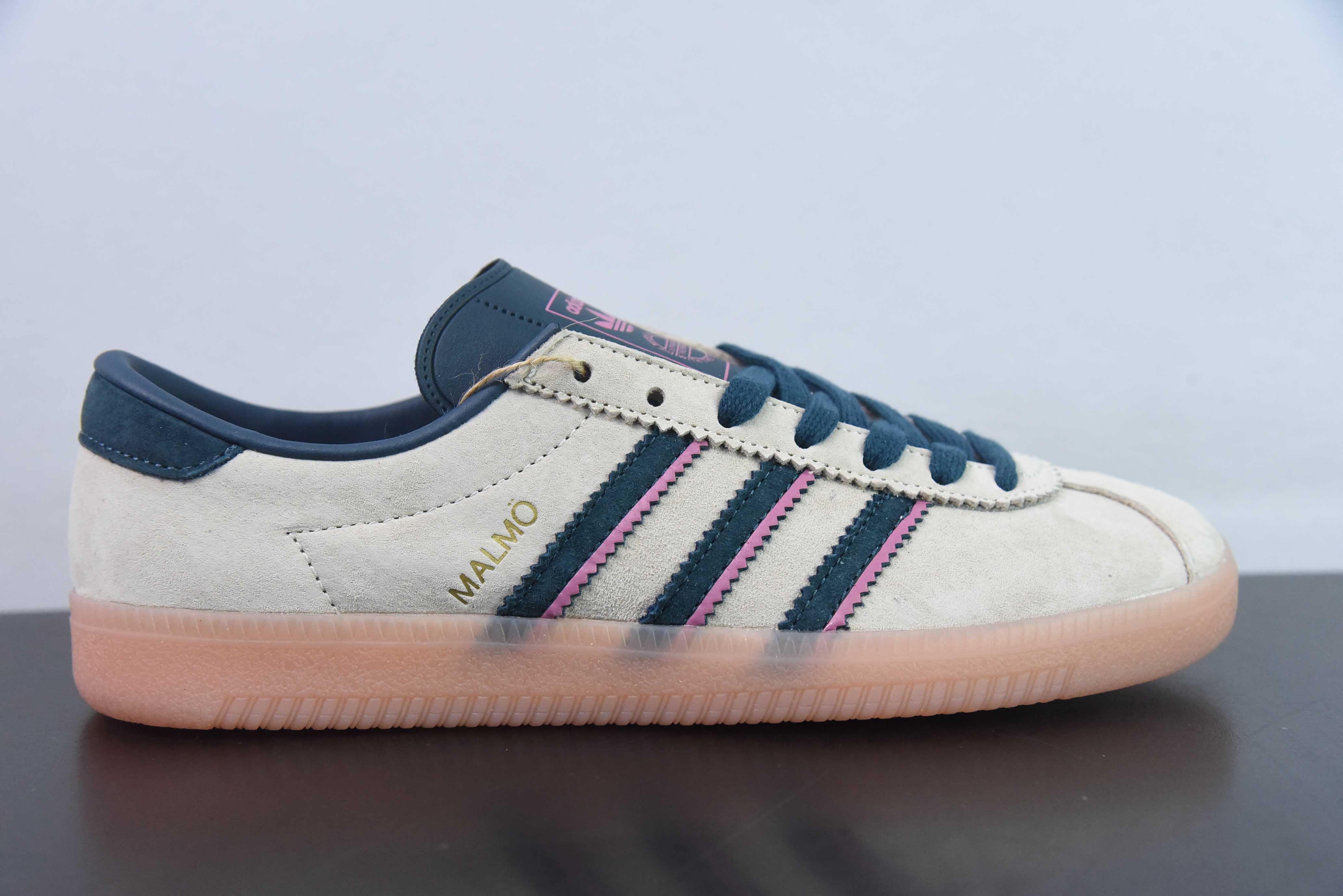 아디다스 오리지널스 말모 시리즈 말모 시리즈 로우탑 클로버 레트로 다용도 독일 트레이닝 스타일 캐주얼 트레이너 아이템: ID2783 베이지 그린 사이즈: 36-45