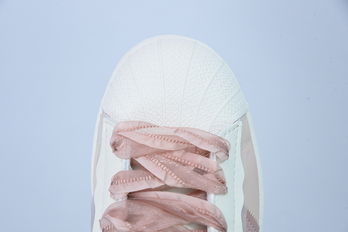 AD 오리지널 슈퍼스타 클로버 여성 봄 22 로우탑 레이스 핑크 크림 클래식 쉘 토 보드 슈즈 아이템 번호: GW4444 사이즈: 35.5 36 36.5 37.5 38 38.5 39 40