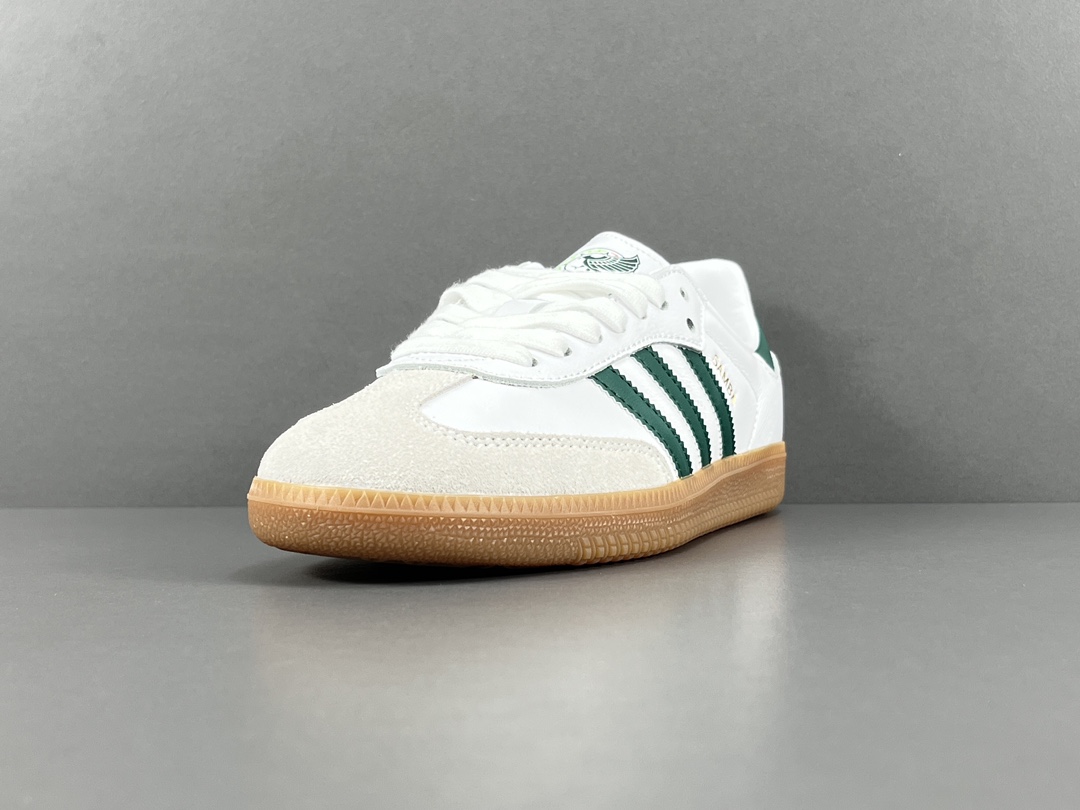 삼바】 짙은 녹색 아디다스 오리지널스 삼바 OG 소프트 어퍼 이지 필링 남녀용 보드화 상품 번호: HQ7036 사이즈: 36-45