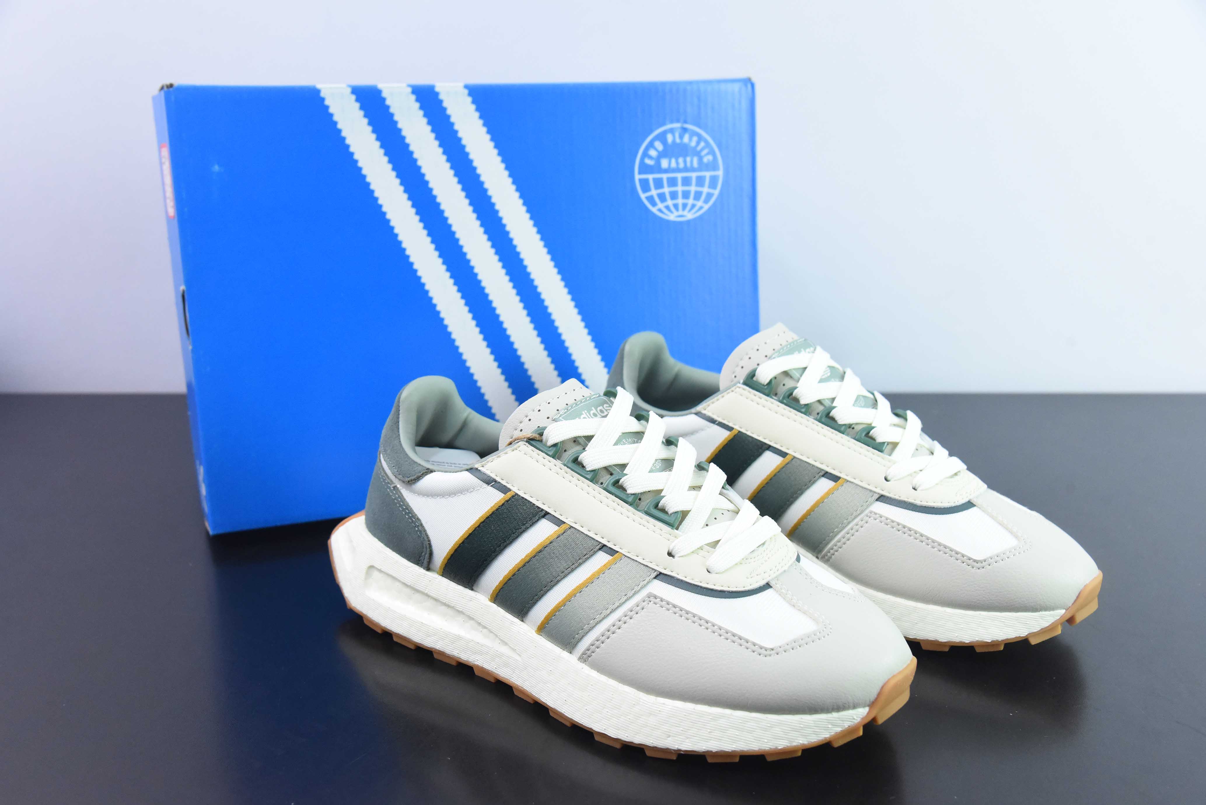 아디다스 레이싱 E5 부스트 프로토타입 스피드 경량 레트로 컬렉션 통기성 운동화 조깅화 공식 품목: IE0499 사이즈: 36-45