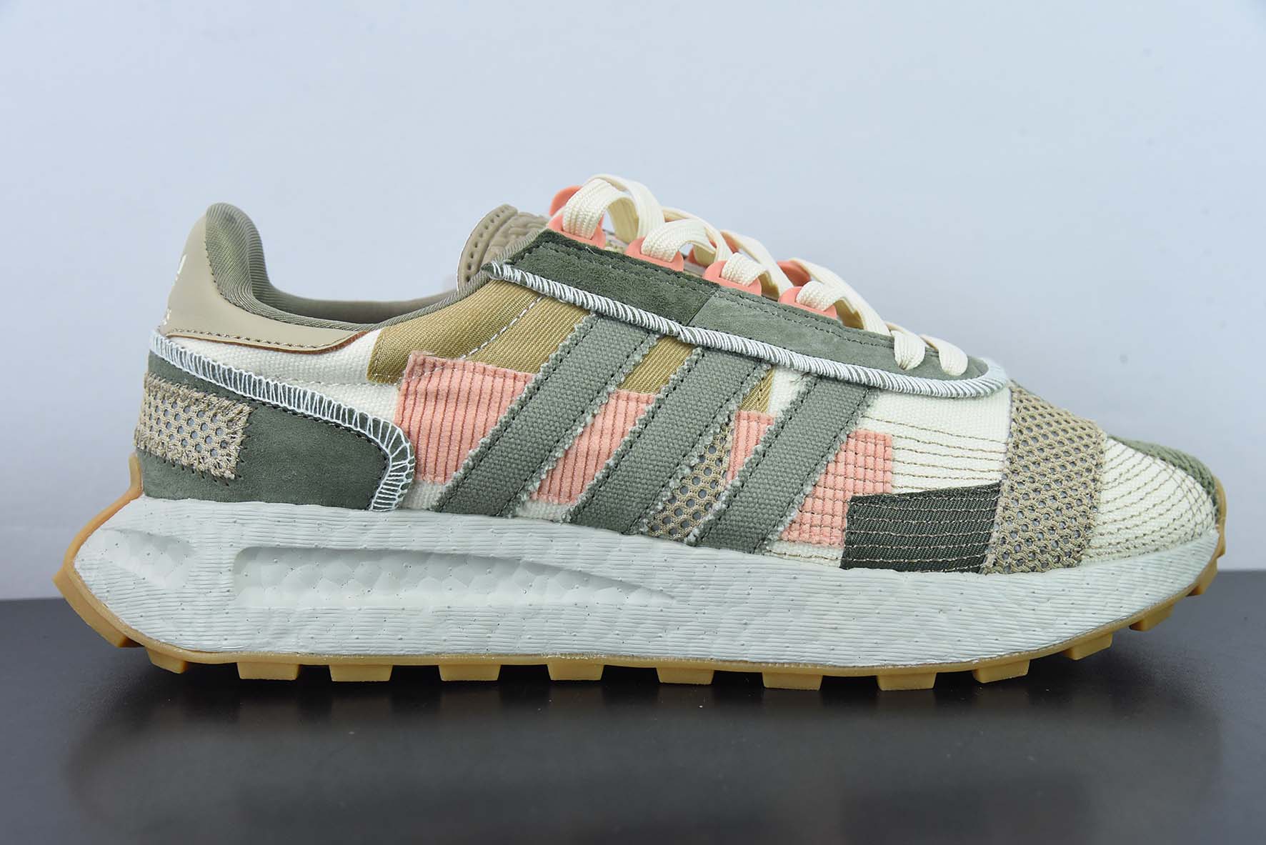 아디다스 레이싱 E5 부스트 프로토타입 스피드 경량 레트로 컬렉션 다용도 통기성 운동 조깅화 공식 아이템: GX6362 사이즈 36-45