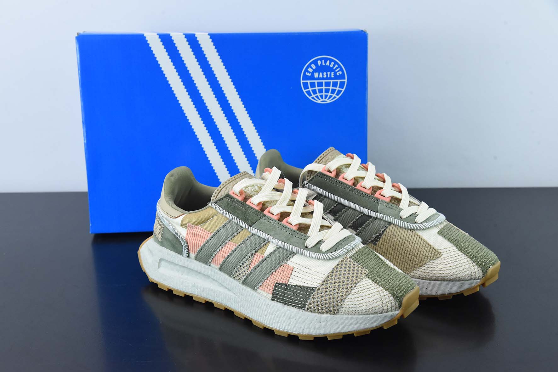 아디다스 레이싱 E5 부스트 프로토타입 스피드 경량 레트로 컬렉션 다용도 통기성 운동 조깅화 공식 아이템: GX6362 사이즈 36-45