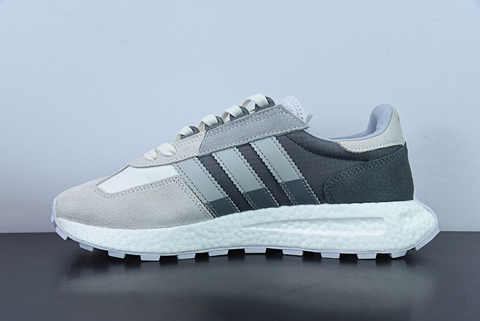 아디다스 레이싱 E5 부스트 프로토타입 스피드 경량 레트로 시리즈 통기성 스포츠 조깅화 새로운 부스트 경량 쿠셔닝 밑창 소재 사이즈: 36-45