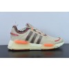 아디다스 아디다스 NMD_V3 부스트OG 화이트플라이 위브 로우탑 팝콘 쿠셔닝 페플럼 캐주얼 운동화니트 애프리콧 오렌지 GW3057 사이즈: 36-45