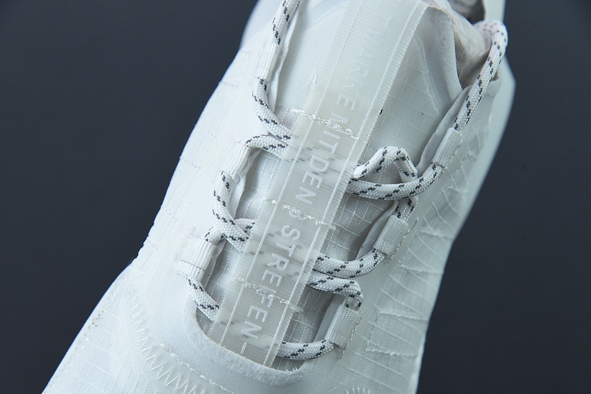 아디다스 아디다스 NMD_V3 부스트 OG 화이트 플라이 위브 로우탑 팝콘 쿠션 페플럼 캐주얼 러닝화 퓨어 화이트 GX3374 사이즈: 36-45