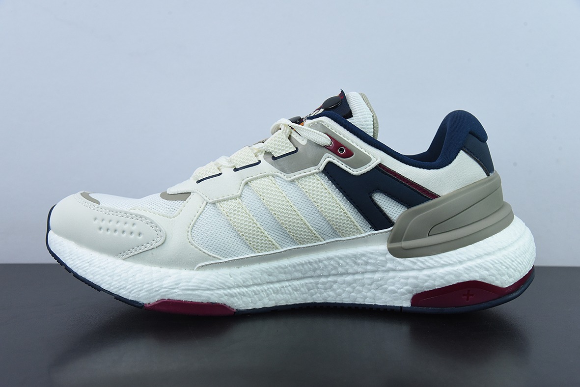 AD 장비+ 편안한 착용 러닝화 화이트 그레이 레드 카운터 동기식 선반 첫 리얼 샷 아이템 번호: GW4252 사이즈: 36-45
