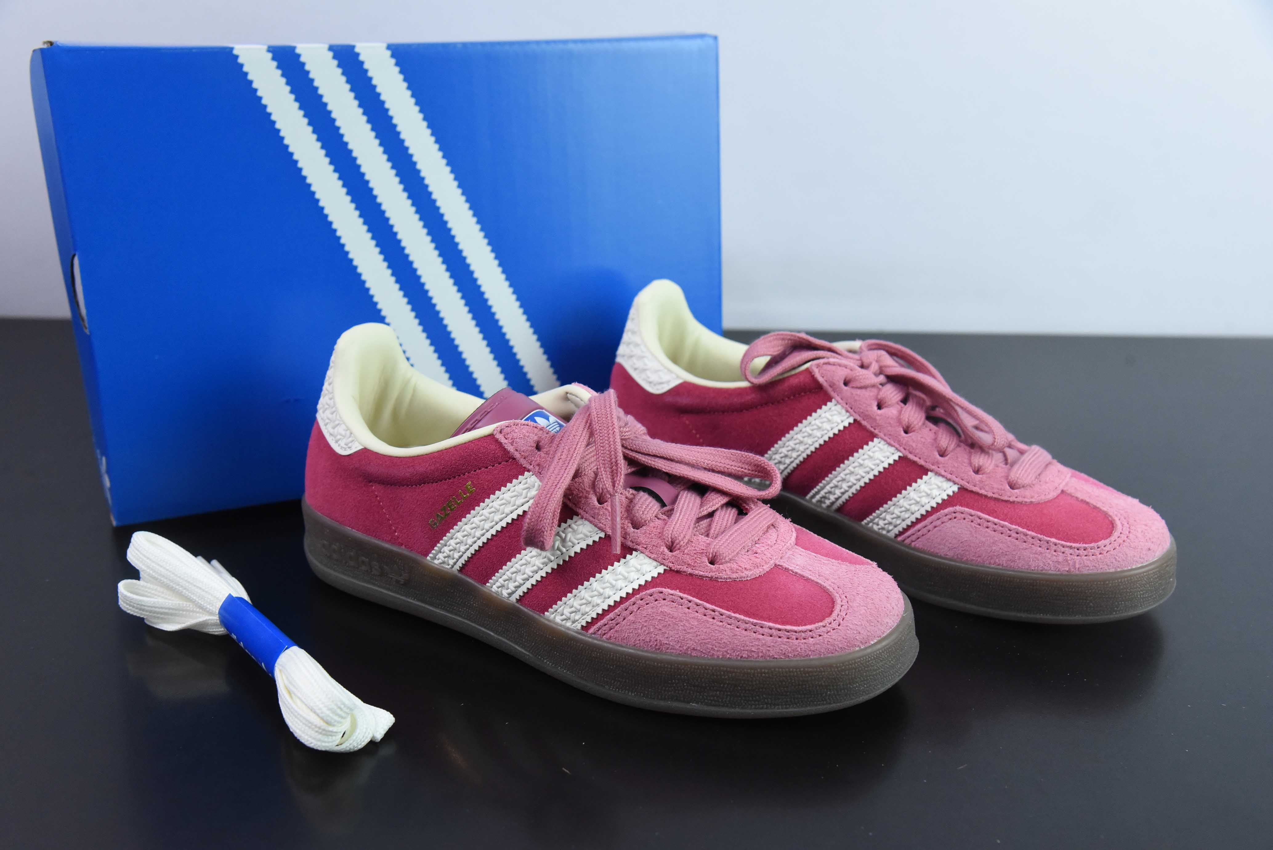 AD 오리지널 가젤 실내 트레이너 로우 탑 레트로 빈티지 다용도 캐주얼 운동화 아이템 번호: IF1809 사이즈: 35.5-44