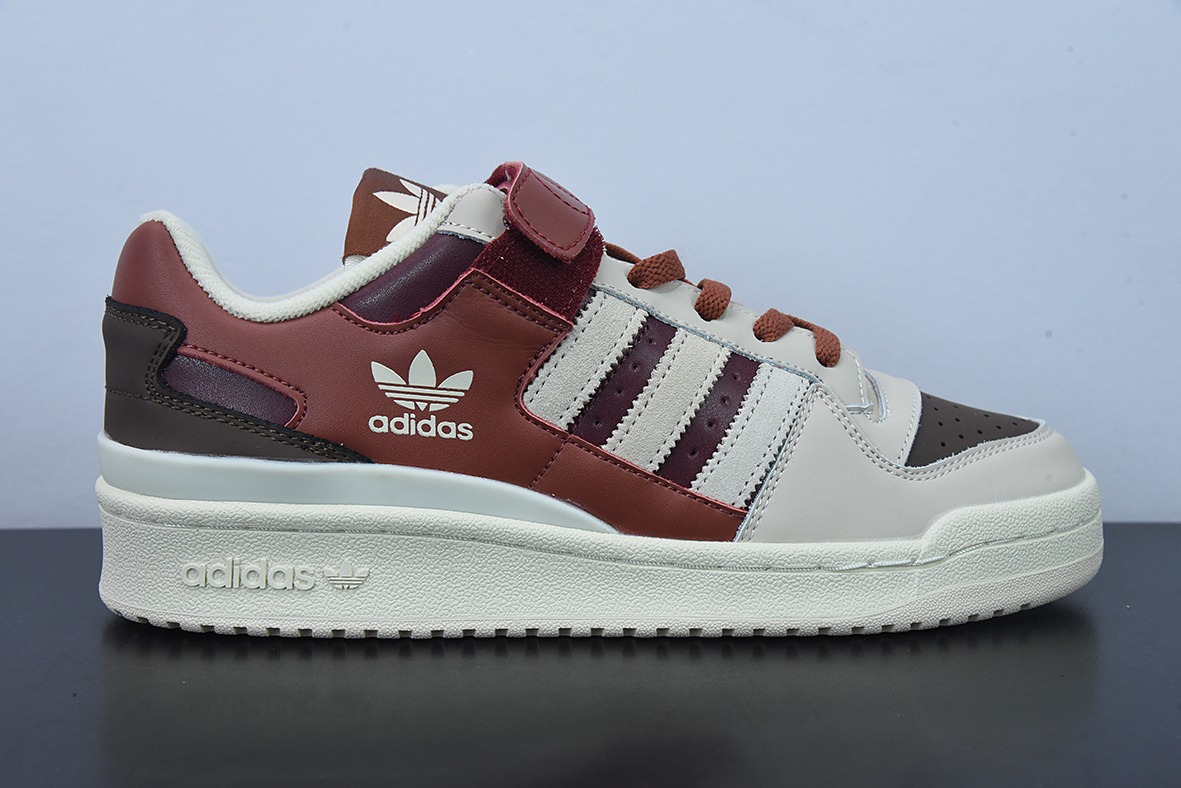 포럼 84 로우 OG 로우탑 화이트 브라운 레드 품목 번호: GX4539 사이즈: 36 36.5 37 38 39 40 40.5 41 42 42.5 43 44 44.5 45