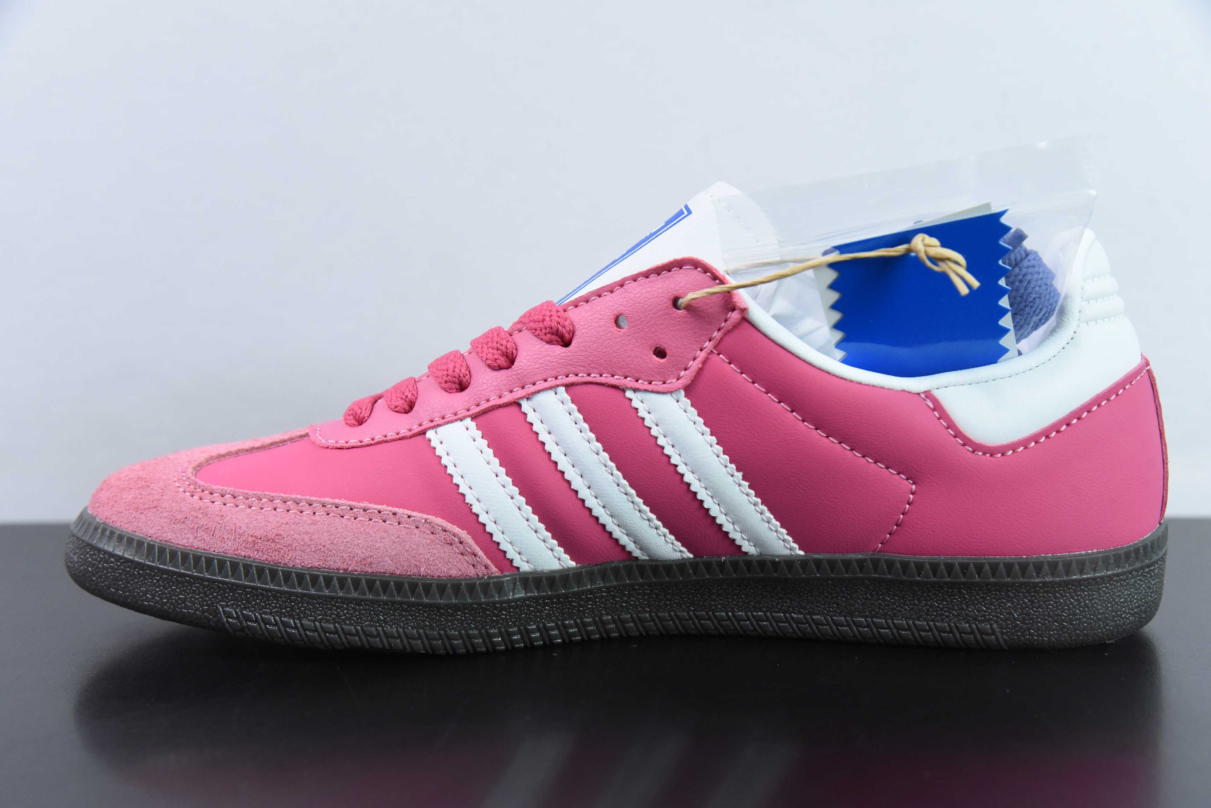 AD 오리지널스 삼바 비건 OG 삼바 시리즈 신사 독일 훈련 축구 스타일 백 캐주얼 스니커즈 크레딧: IG1024 사이즈: 36-45