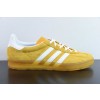 아디다스 가젤 실내 트레이너 로우 탑 레트로 빈티지 다용도 캐주얼 운동화 스웨이드 어스 옐로우 화이트 생고무 솔 아이템 번호: HQ8716 사이즈: 35.5-46