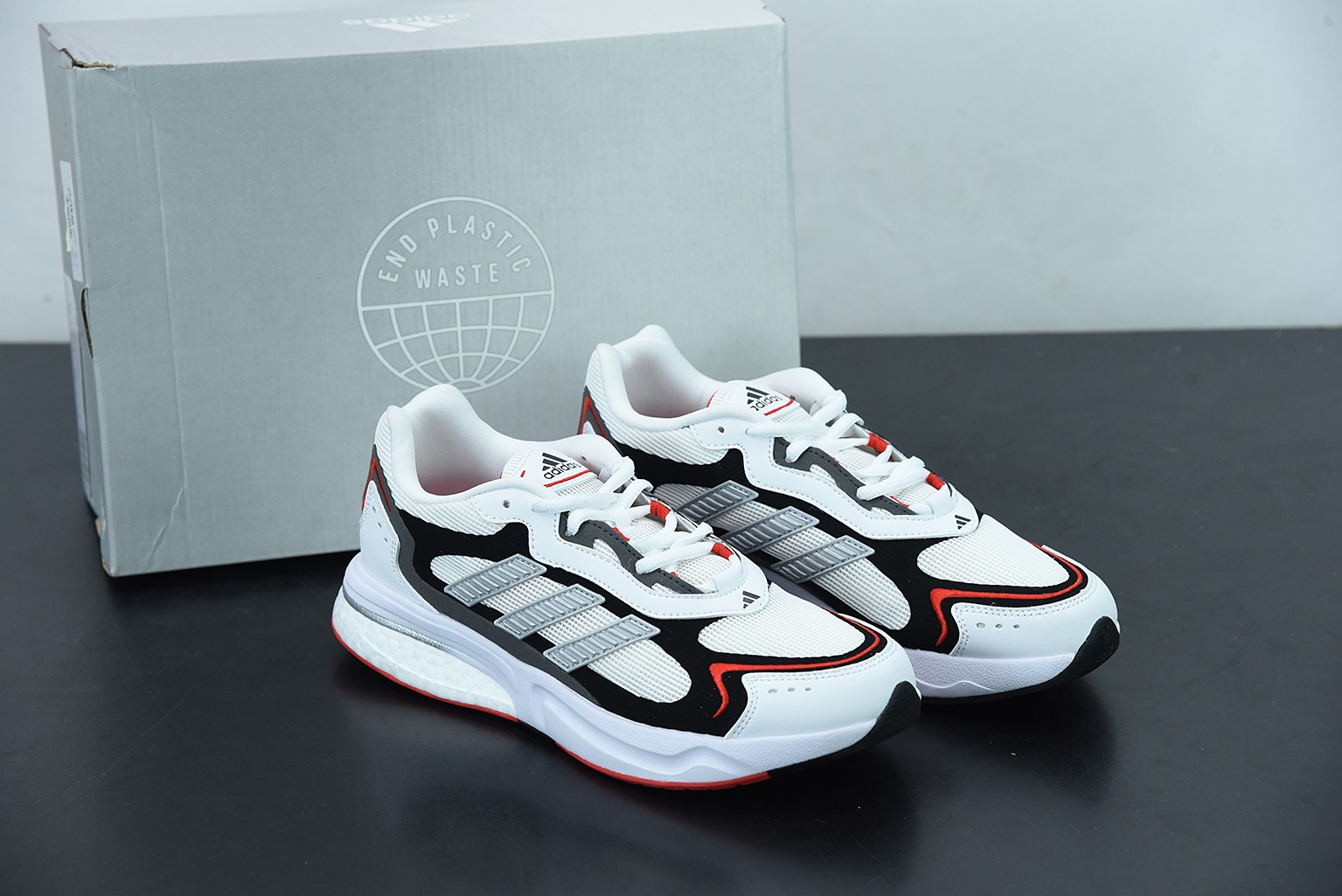 아디 뉴 슈퍼노바 러닝화 아디다스 SN1997 부스트 2022 뉴 레트로 팝 슈즈 아이템 번호: GY0409 화이트 블랙 레드 사이즈: 39-45