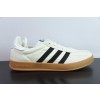 아디다스 아디다스 오리지널스 가젤 인도어 클로버 캐주얼 미끄럼 방지 내마모성 로우탑 보드 슈즈 밀크 화이트 생고무 솔 IG3677 사이즈: 35-45