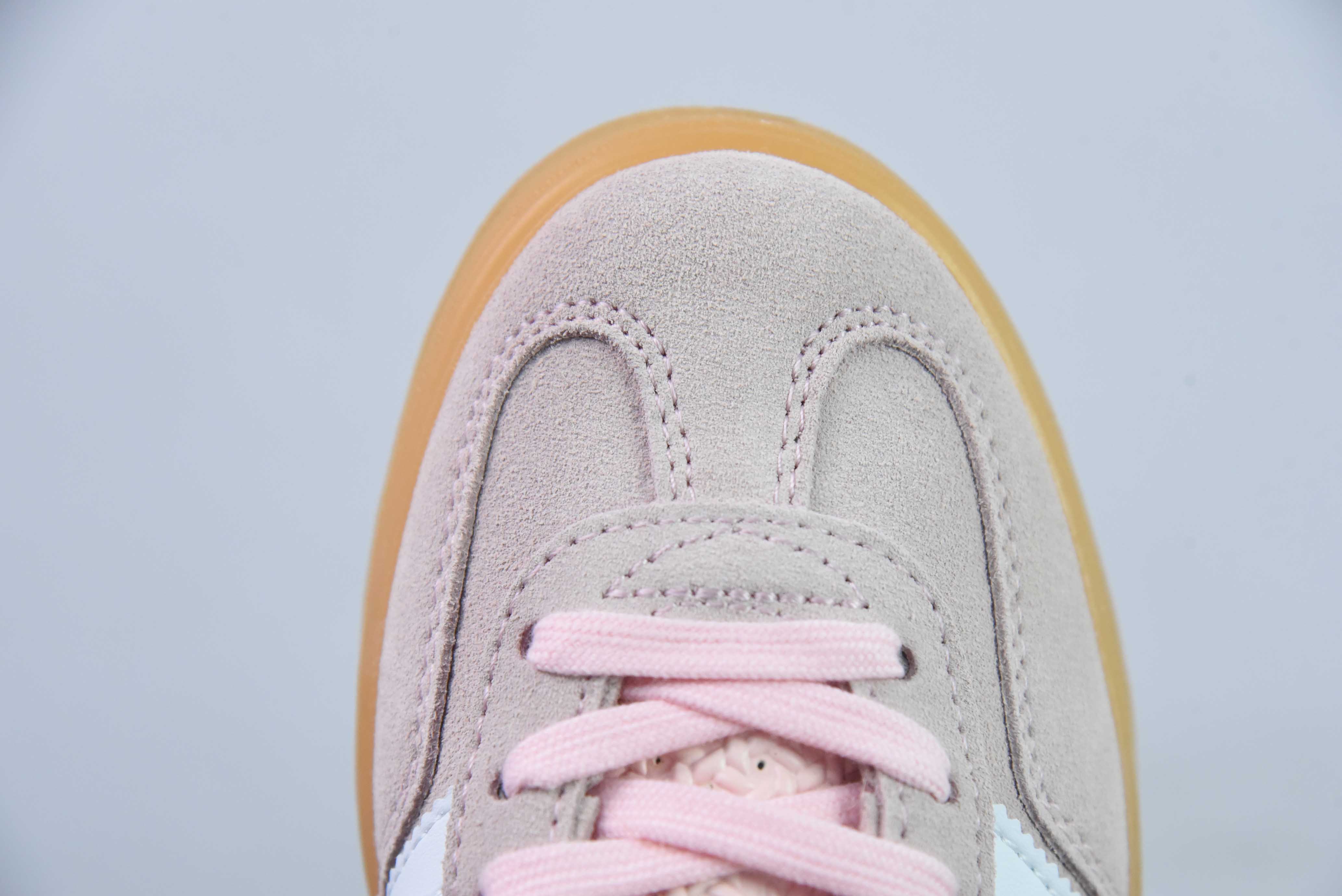 AD 오리지널 가젤 트레이너 가젤 실내화 시리즈 로우탑 빈티지 다용도 캐주얼 운동화 핑크 화이트 IH5484 사이즈: 35-41