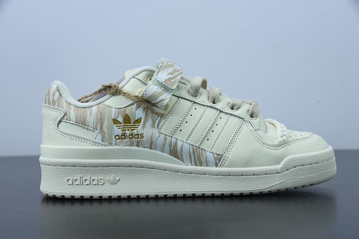 X0H7N3 아디다스 아디다스 오리지널스 포럼 로우 로우 갱 백 트렌드 캐주얼 트레이너 베이지 브라운 아이템 번호: GY6983 사이즈: 36-45