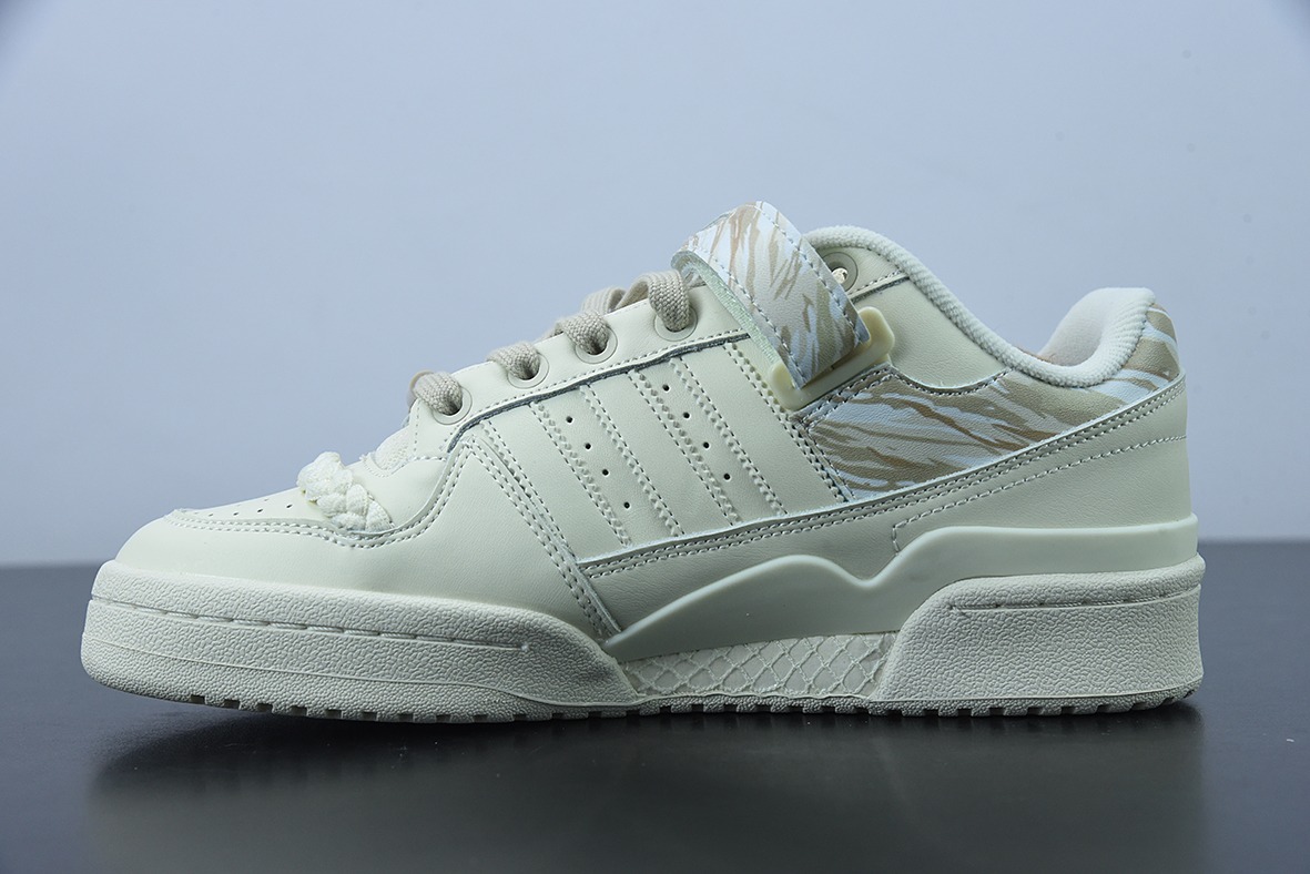 X0H7N3 아디다스 아디다스 오리지널스 포럼 로우 로우 갱 백 트렌드 캐주얼 트레이너 베이지 브라운 아이템 번호: GY6983 사이즈: 36-45