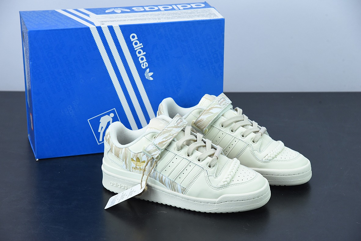 X0H7N3 아디다스 아디다스 오리지널스 포럼 로우 로우 갱 백 트렌드 캐주얼 트레이너 베이지 브라운 아이템 번호: GY6983 사이즈: 36-45