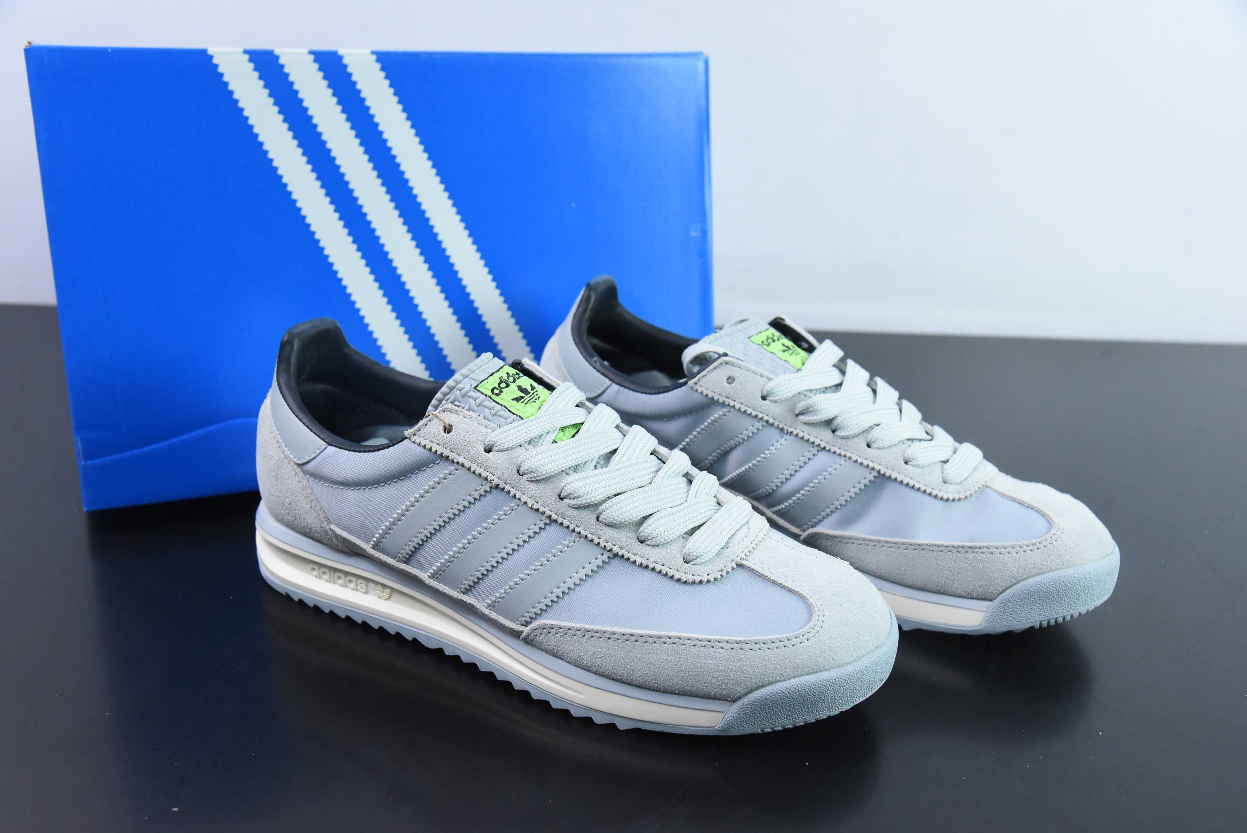 아디다스 아디다스 오리지널스 SL 72 RS 논슬립 로우탑 라이프 캐주얼 신발 남녀 그린-옐로우 아이템 번호: H68107 사이즈: 36-45