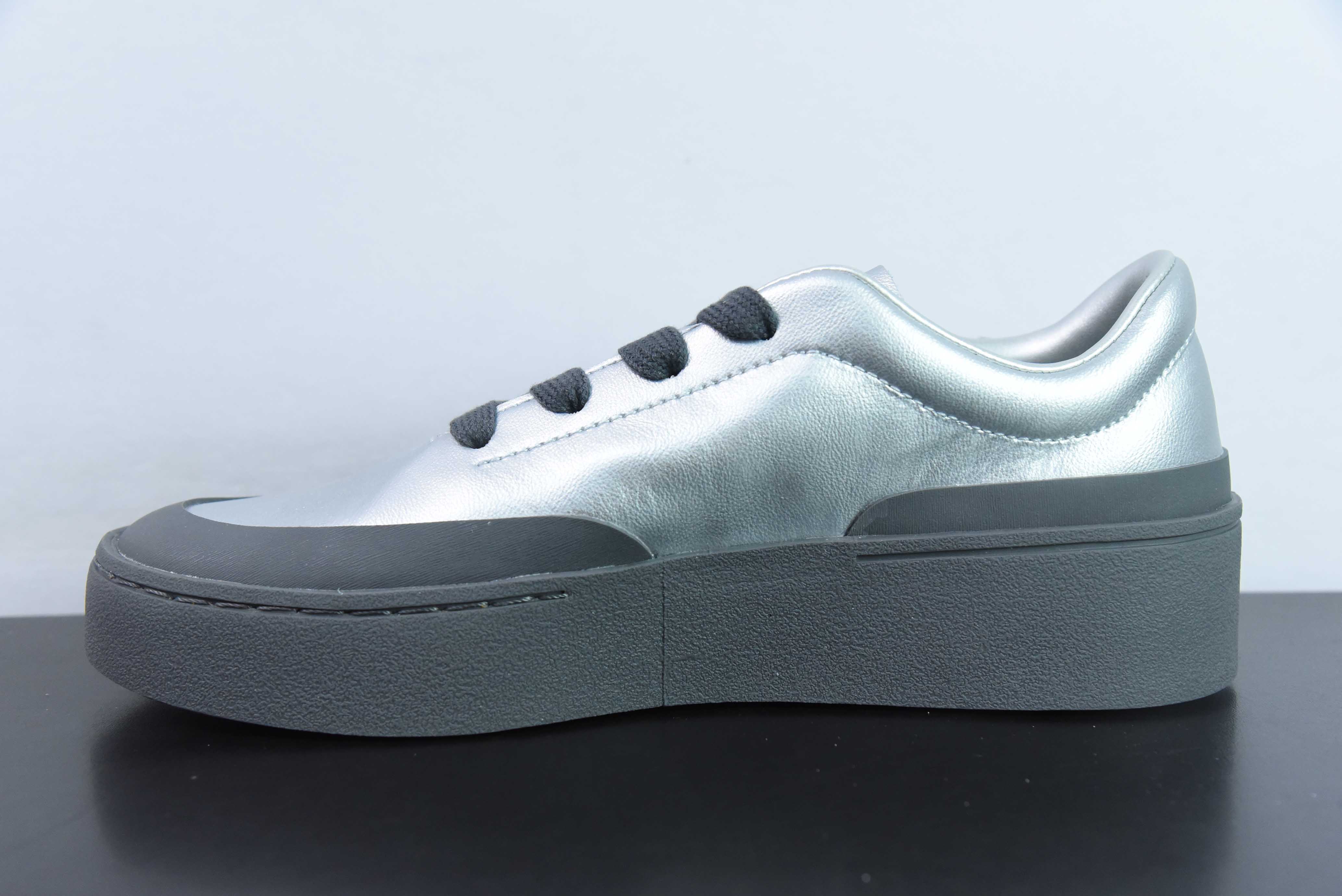 아디다스 LABCOURT 트레이너 실버 그레이 플랫폼 포그 플랫 교체 품목: IF1655 사이즈: 35.5-45