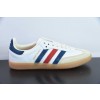 스포티 & 리치 x 아디다스 오리지널스 삼바 오그드로 썸머 게임 팩 미끄럼 방지 내마모성 로우탑 보드화 남성용 및 여성용 화이트 블루 레드 IH8338 사이즈: 35-45