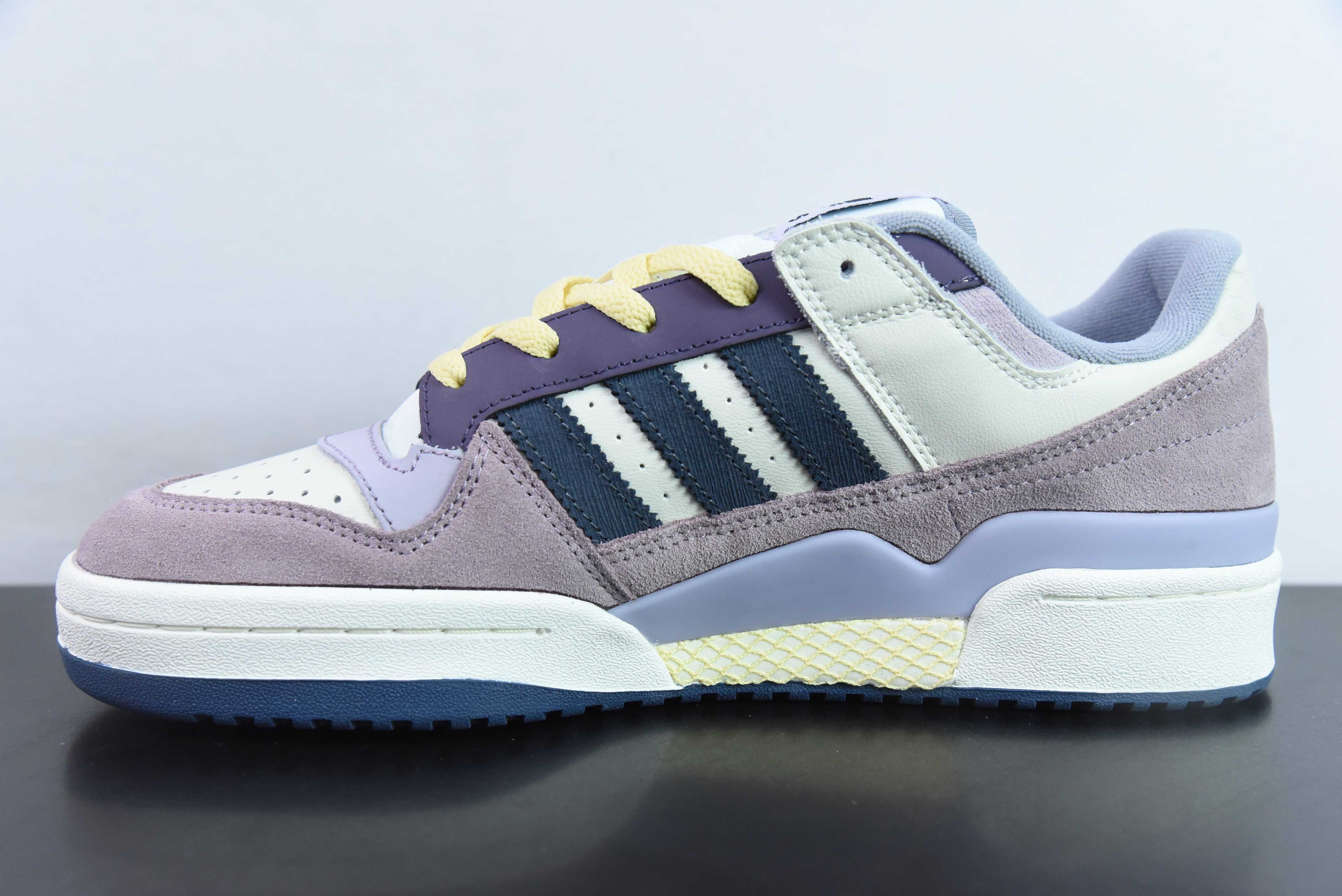 아디다스 포럼 로우 CL 클로버 로우 스테이트 클래식 벨크로 레트로 플레이트 슈즈 남성 및 여성 헤드 레이어 가죽 캐주얼 슈즈 트렌드 아이템: ID6266 사이즈: 35-45