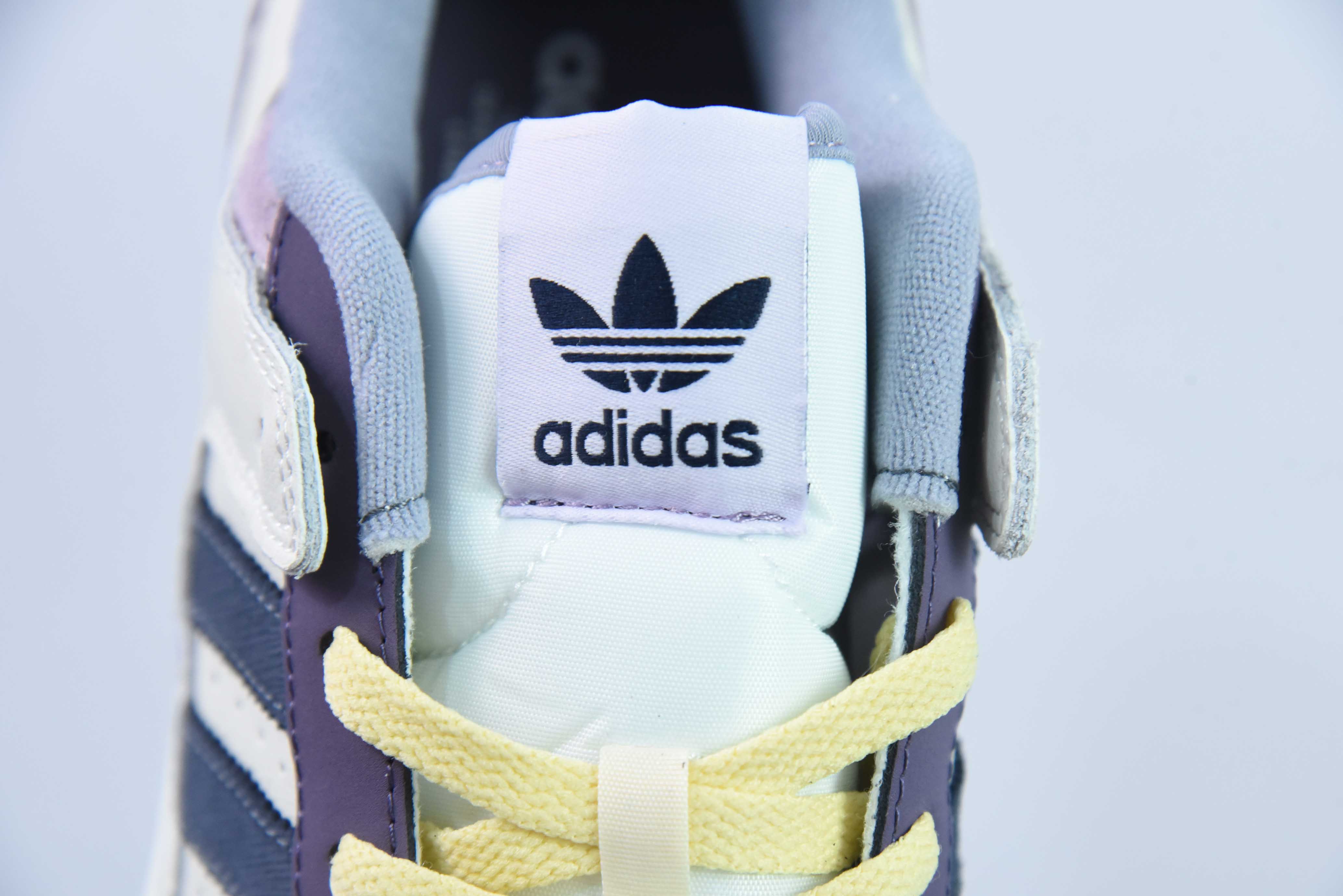 아디다스 포럼 로우 CL 클로버 로우 스테이트 클래식 벨크로 레트로 플레이트 슈즈 남성 및 여성 헤드 레이어 가죽 캐주얼 슈즈 트렌드 아이템: ID6266 사이즈: 35-45