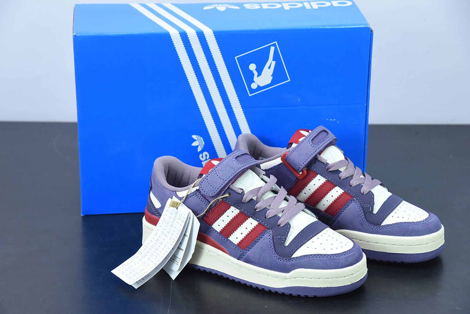 아디다스 오리지널스 포럼 84 로우 로우탑 트렌드 캐주얼 트레이너 AD 84 라즈베리 퍼플 벨크로 아이템: GX4540 사이즈: 36-45