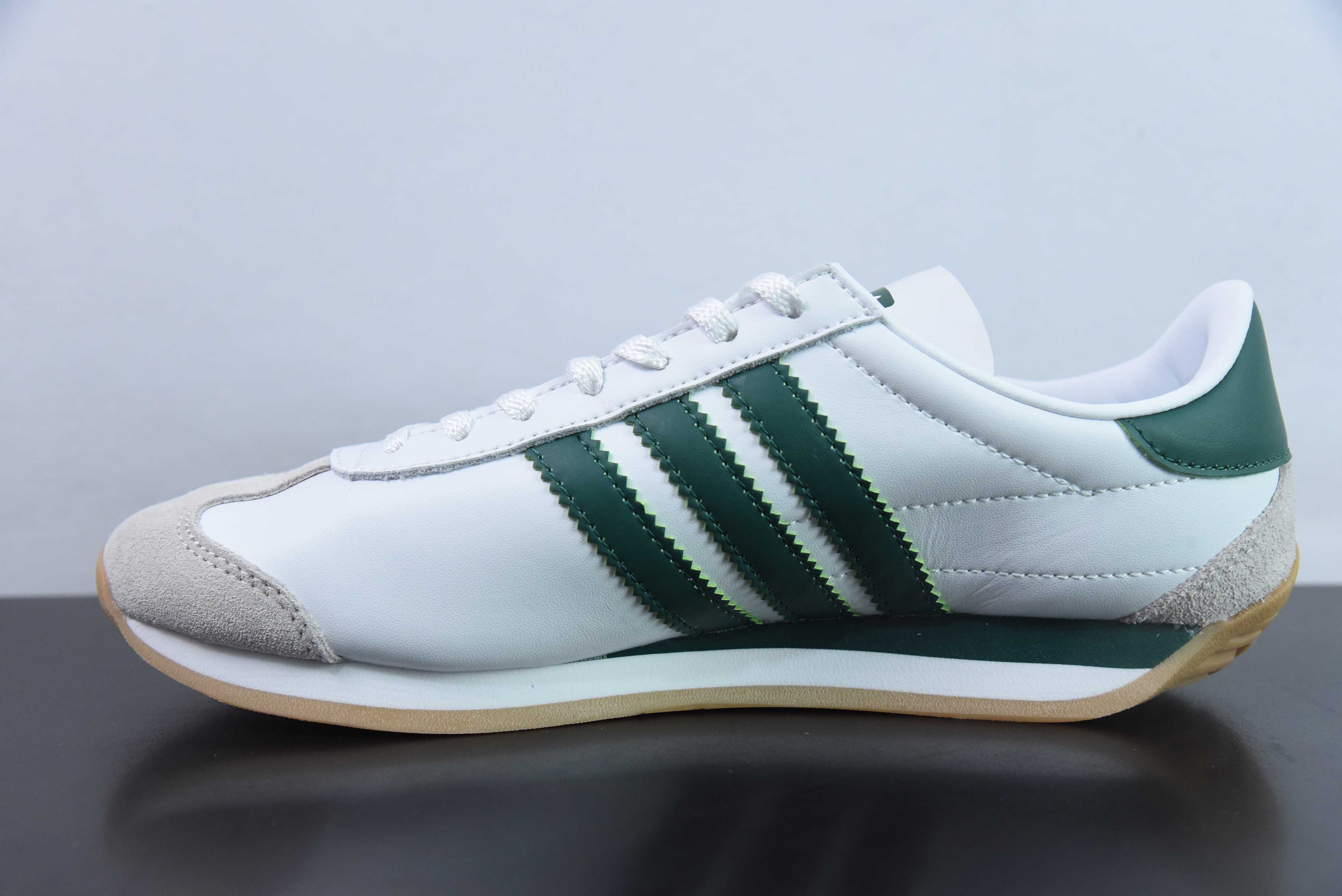 AD 오리지널 컨트리 OG 편안한 논슬립 로우탑 라이프 캐주얼 슈즈 화이트 그린 FZ0013 사이즈: 36-45