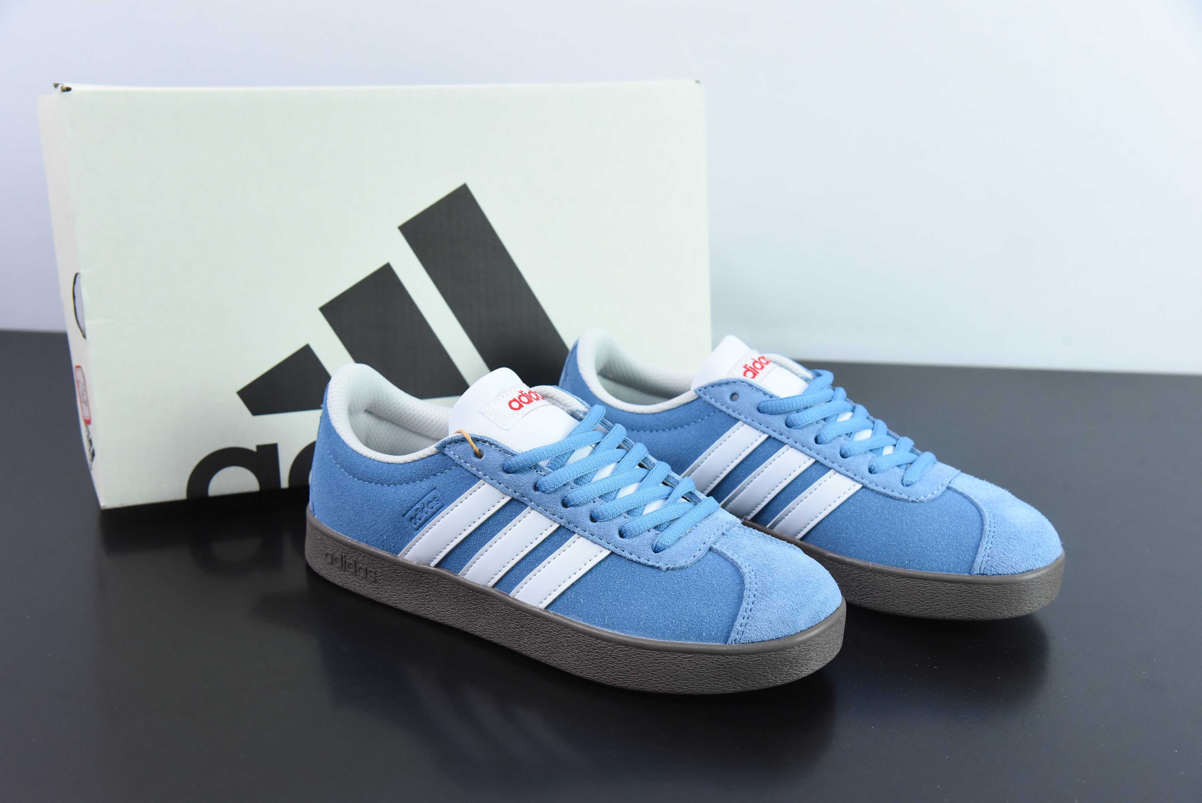 아디다스   아디다스 티헤드 슈즈 VL 코트 2.0 슈즈 스포츠 캐주얼 보드화 화이트 슈즈 아이템 번호: HQ1802 사이즈: 36-45