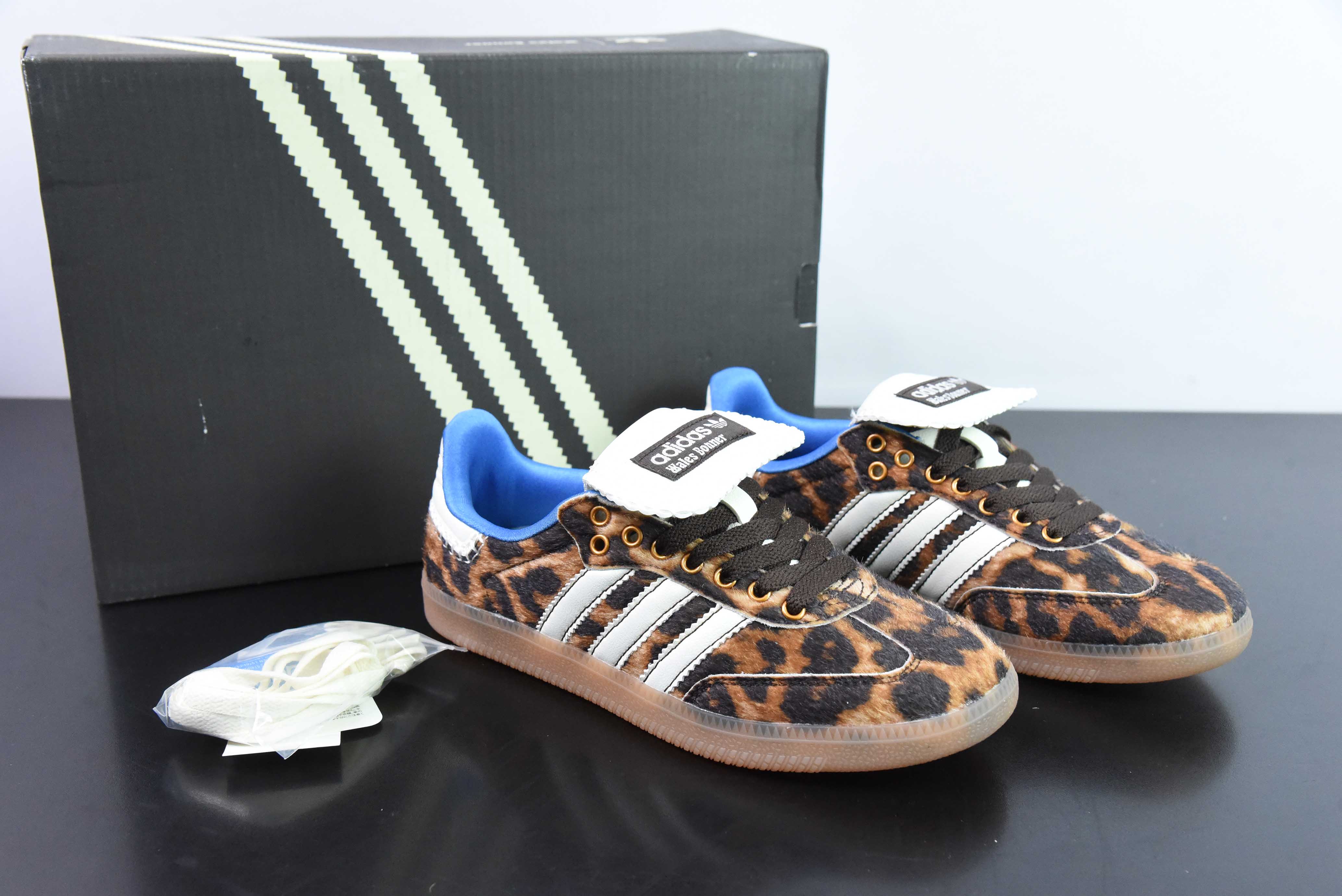 웨일즈 보너 x AD 아디 삼바 포니 토널 삼바 공동 브랜드 로우탑 캐주얼 슈즈 IE0578 사이즈 36-45