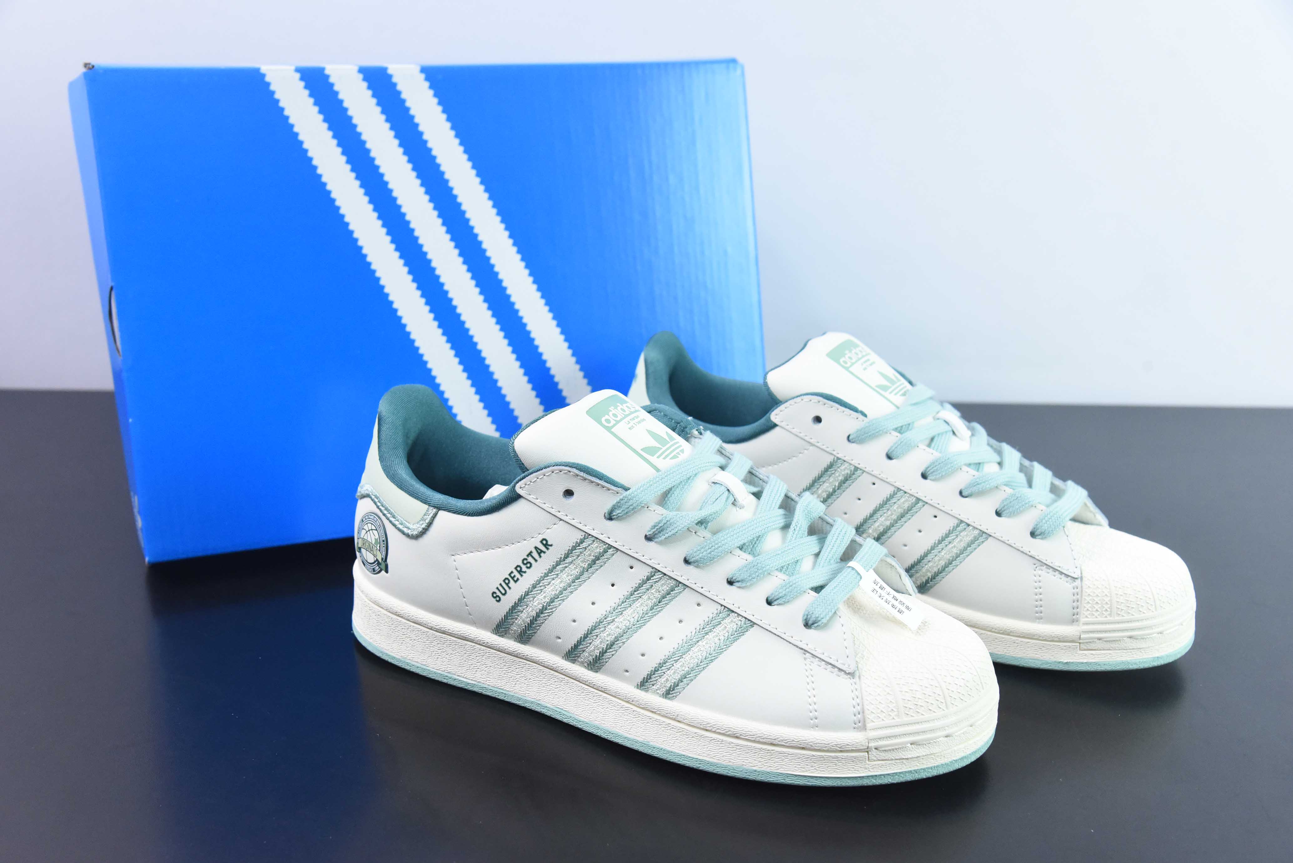 AD 오리지널스 슈퍼스타 클래식 레트로 쉘 토 보드숏 아이템: IE5532 사이즈: 36-46