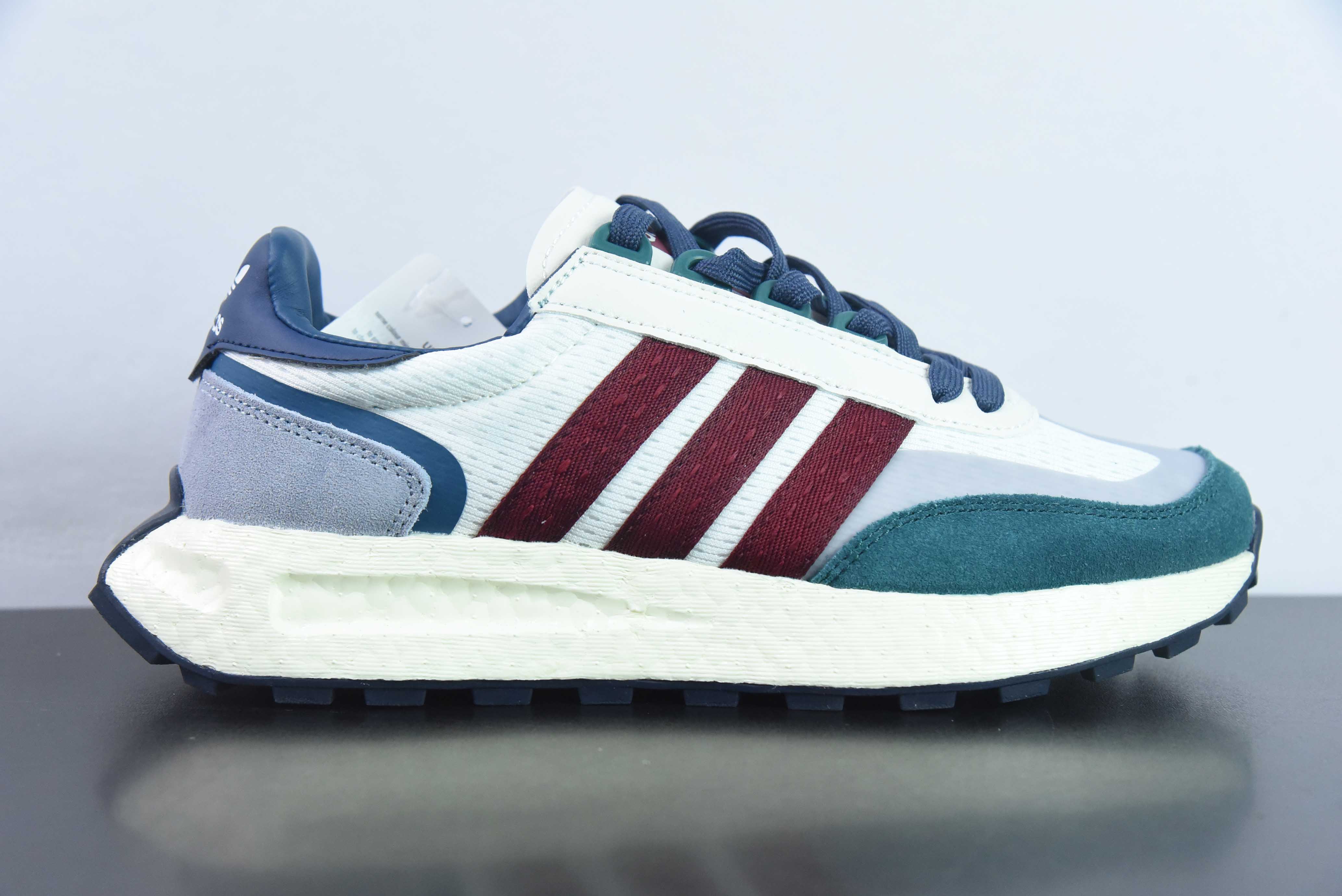 아디다스 오리지널스 레트로피 부스트 E5 시리즈 레트로 레이싱 프로토타입 제너레이션 시리즈 팝콘 쿠셔닝 캐주얼 운동화 아이템 번호: IF065421 사이즈: 39-45