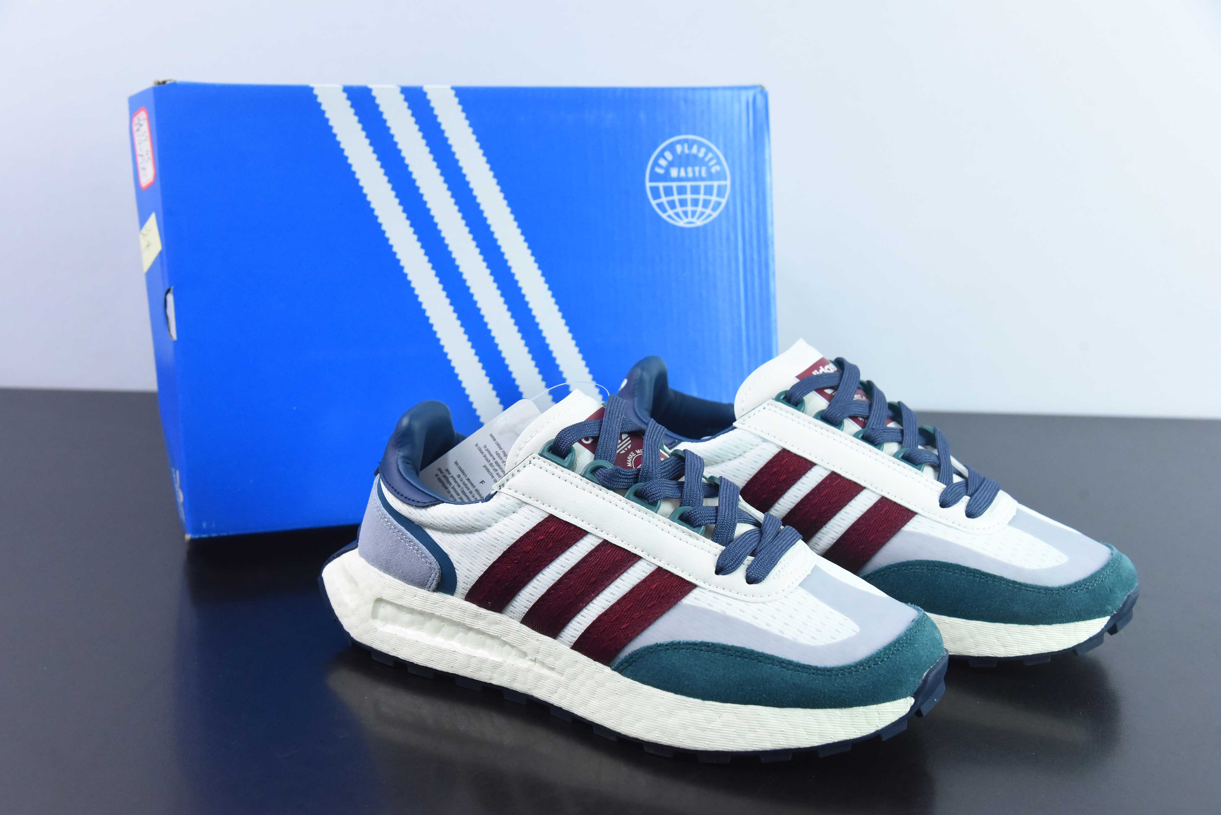 아디다스 오리지널스 레트로피 부스트 E5 시리즈 레트로 레이싱 프로토타입 제너레이션 시리즈 팝콘 쿠셔닝 캐주얼 운동화 아이템 번호: IF065421 사이즈: 39-45