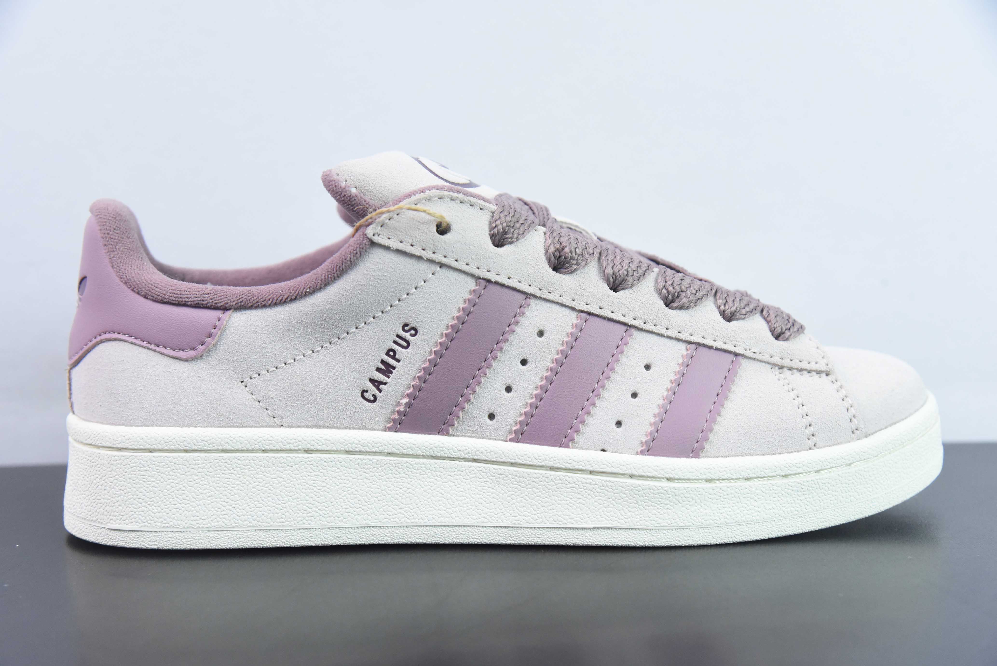 애드 오리지널스 캠퍼스 00S 아디다스 샴록 레트로 캐주얼 미끄럼 방지 내마모성 로우탑 보드 슈즈 아이템 번호: ID6139 퍼플 핑크 사이즈: 36-41