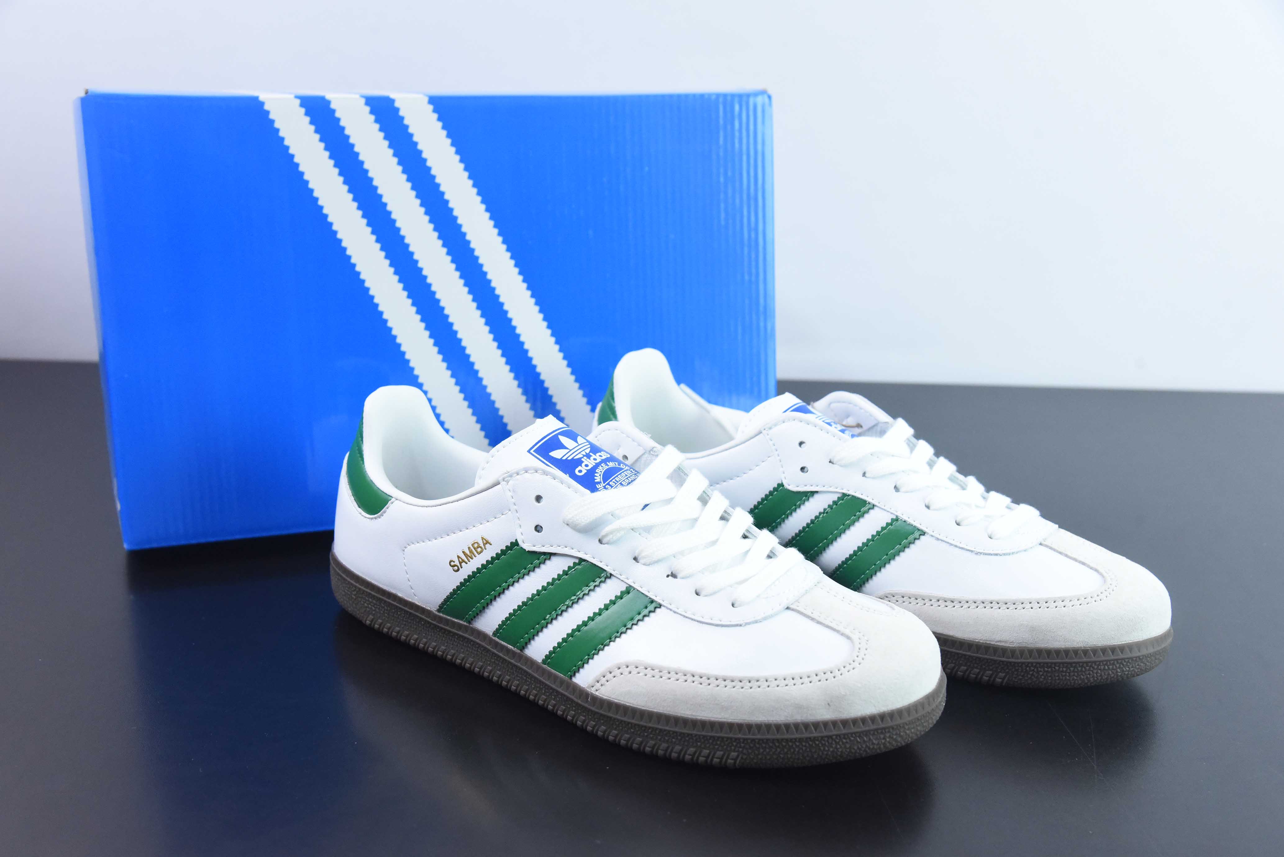 아디다스 아디다스 남성 및 여성 신발 삼바 오그패션 스페셜티 캐주얼 슈즈 아이템 번호: IG1024 아디다스 트레이닝 화이트 그레이 그린 사이즈: 36-45