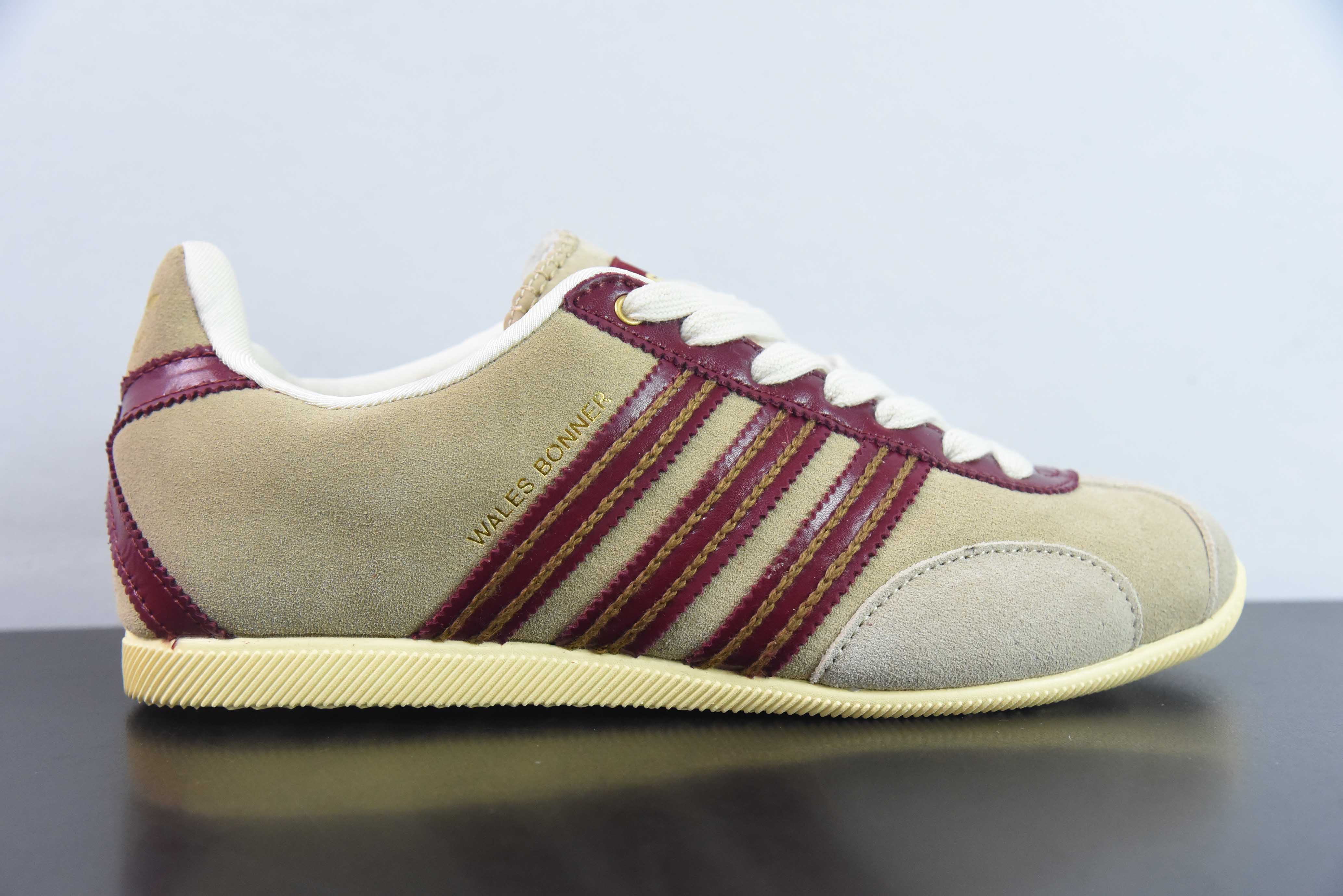 웨일즈 보너 x 아디다스 WB 재팬 로우 아디 샴록 WB 닛산 시리즈 클래식 레트로 로우 캐주얼 스포츠 조거 아이템 번호 GY5750 사이즈: 36-45