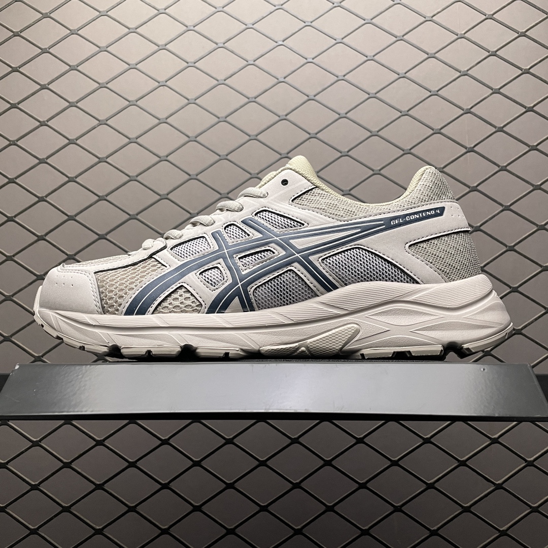 Asics CEL-Contend 4 메시 캐주얼 통기성 러닝화 T8D4Q-200 