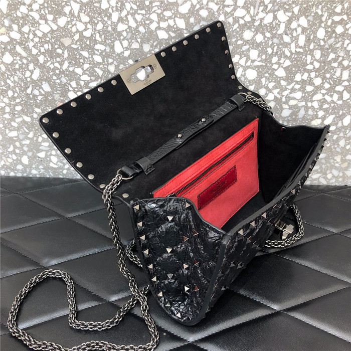 발렌티노 락스터드 체인 숄더백 B0137-1