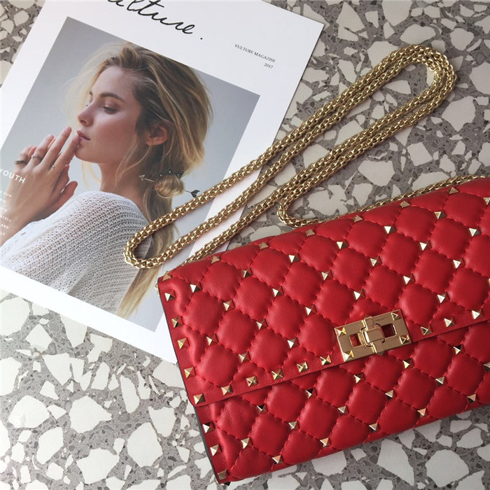 발렌티노 락스터드 체인 숄더백 B0137-2