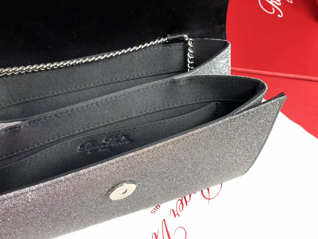 로저비비에 플라워 펄 클러치&숄더 24CM R30440