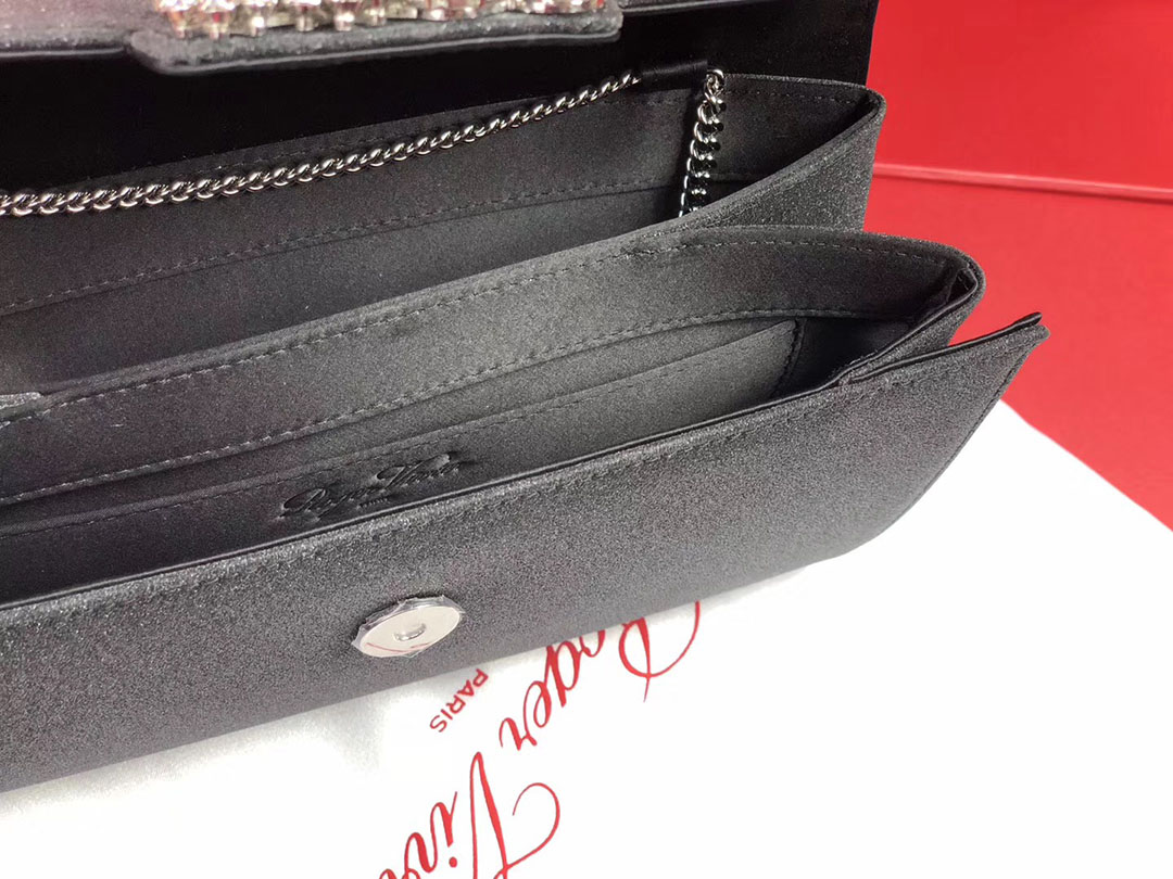 로저비비에 플라워 펄 클러치&숄더 24CM R30440